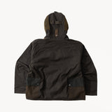REWORK® FULLMOON WAX JACKET - N° 011 Coats & Jackets LARGE / GREEN - BRUT Clothing US