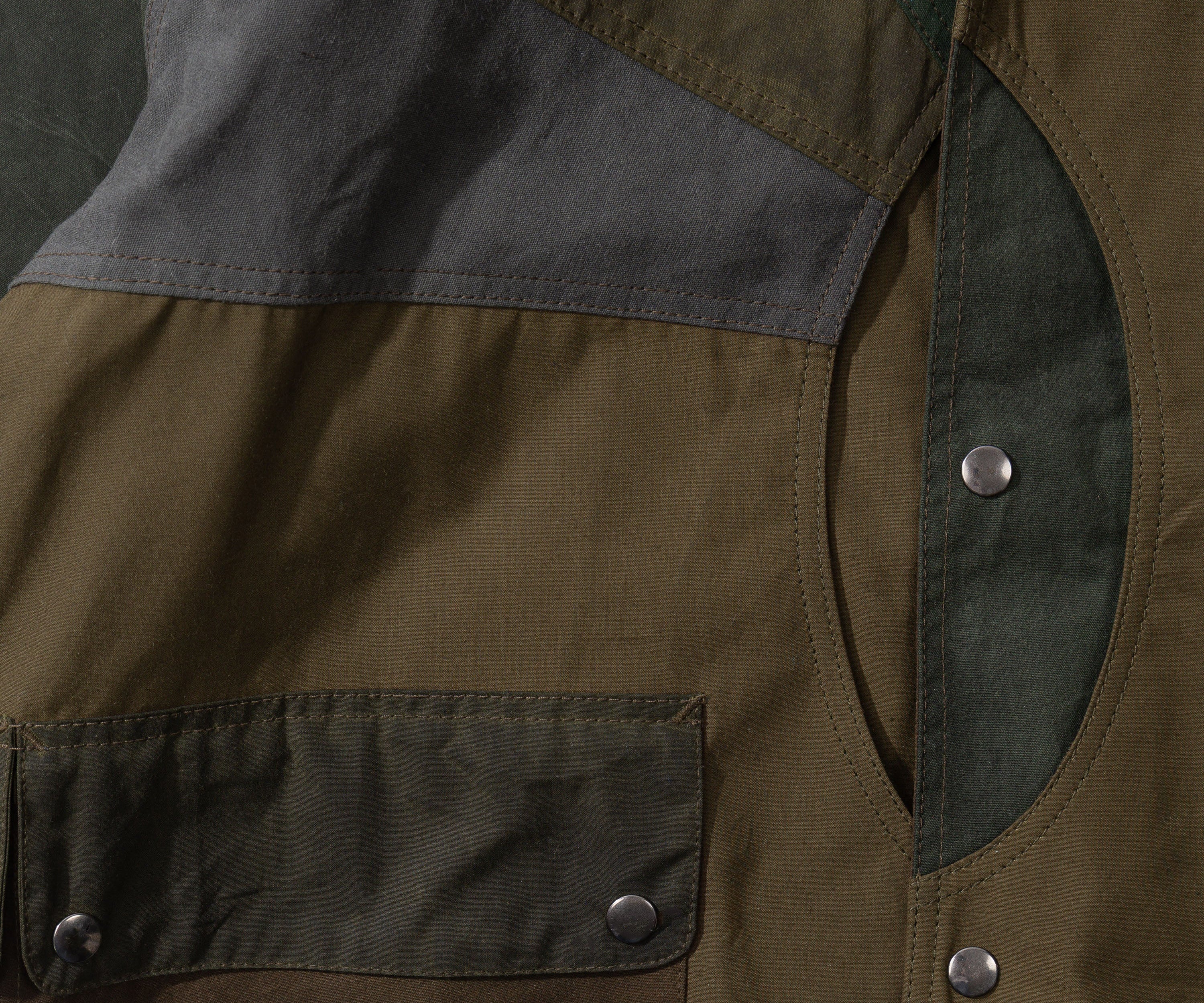 REWORK® FULLMOON WAX JACKET - N° 007 Coats & Jackets MEDIUM / GREEN - BRUT Clothing US