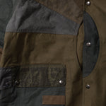 REWORK® FULLMOON WAX JACKET - N° 012 Coats & Jackets LARGE / GREEN - BRUT Clothing US