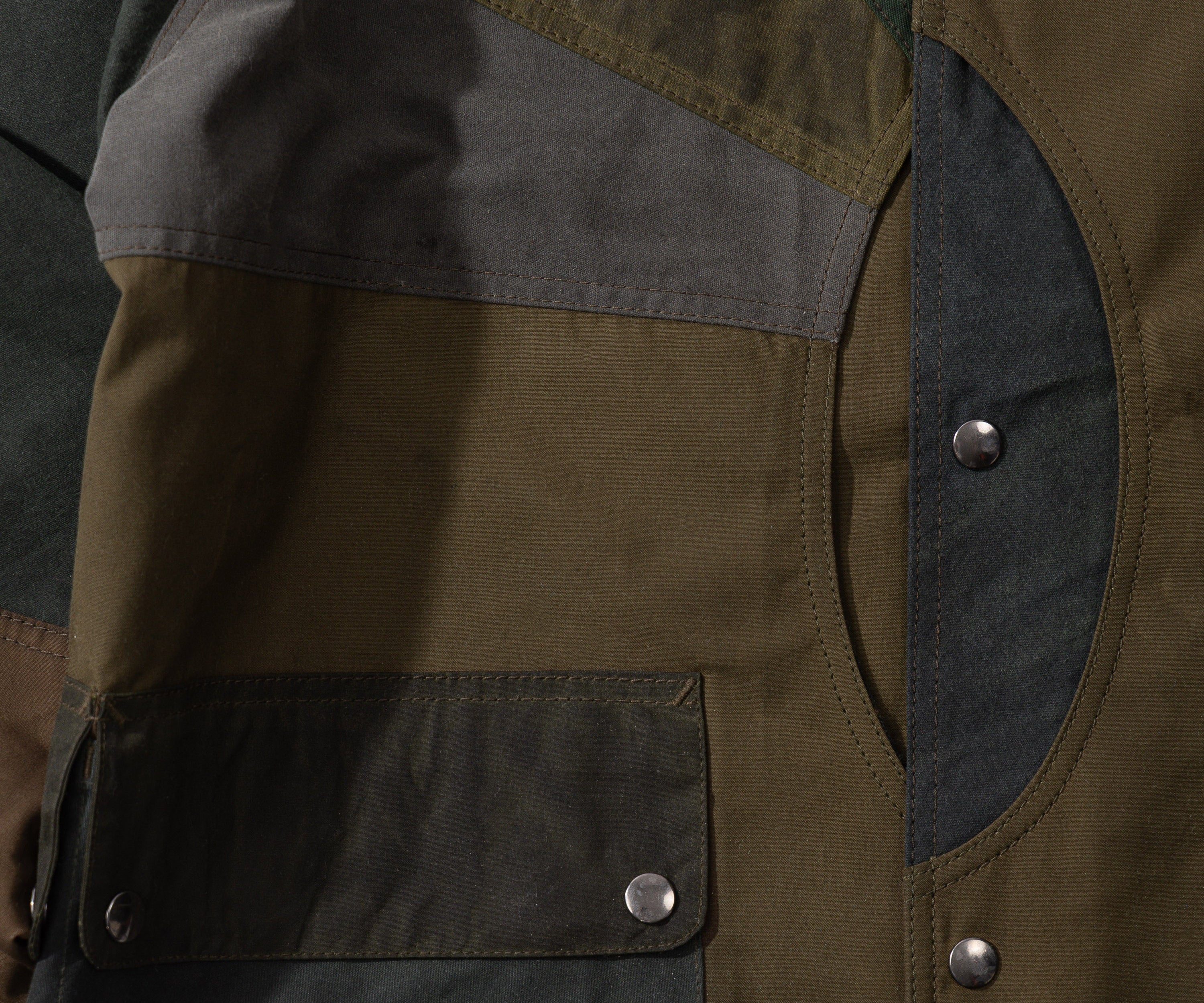 REWORK® FULLMOON WAX JACKET - N° 004 Coats & Jackets MEDIUM / GREEN - BRUT Clothing US