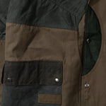 REWORK® FULLMOON WAX JACKET - N° 014 Coats & Jackets X-LARGE / GREEN - BRUT Clothing US