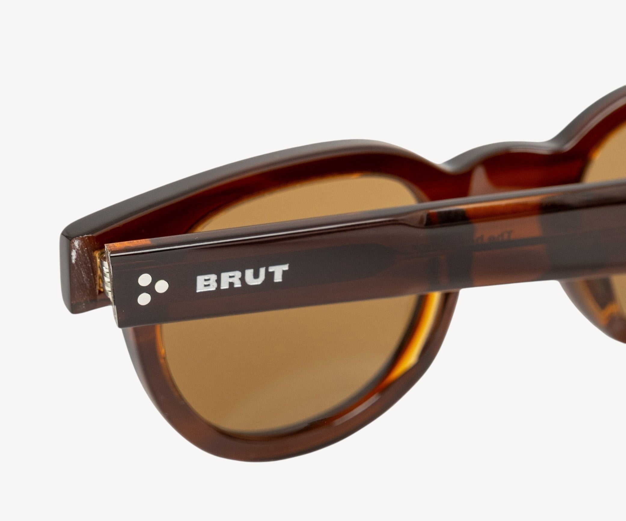 HEAVY ROCK SUNGLASSES Sunglasses ONE SIZE / BROWN - BRUT Clothing US