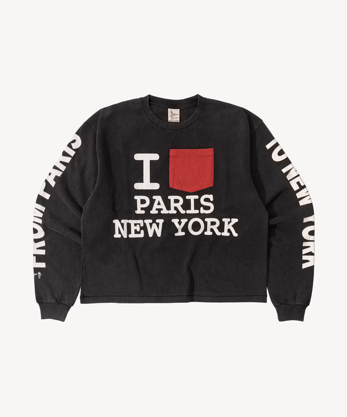 I LOVE PARIS NYC TEE LONG SLEEVE