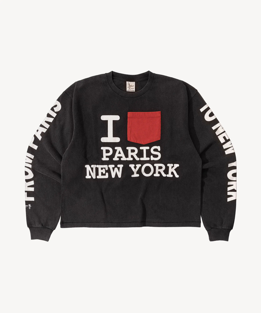 I LOVE PARIS NYC TEE LONG SLEEVE