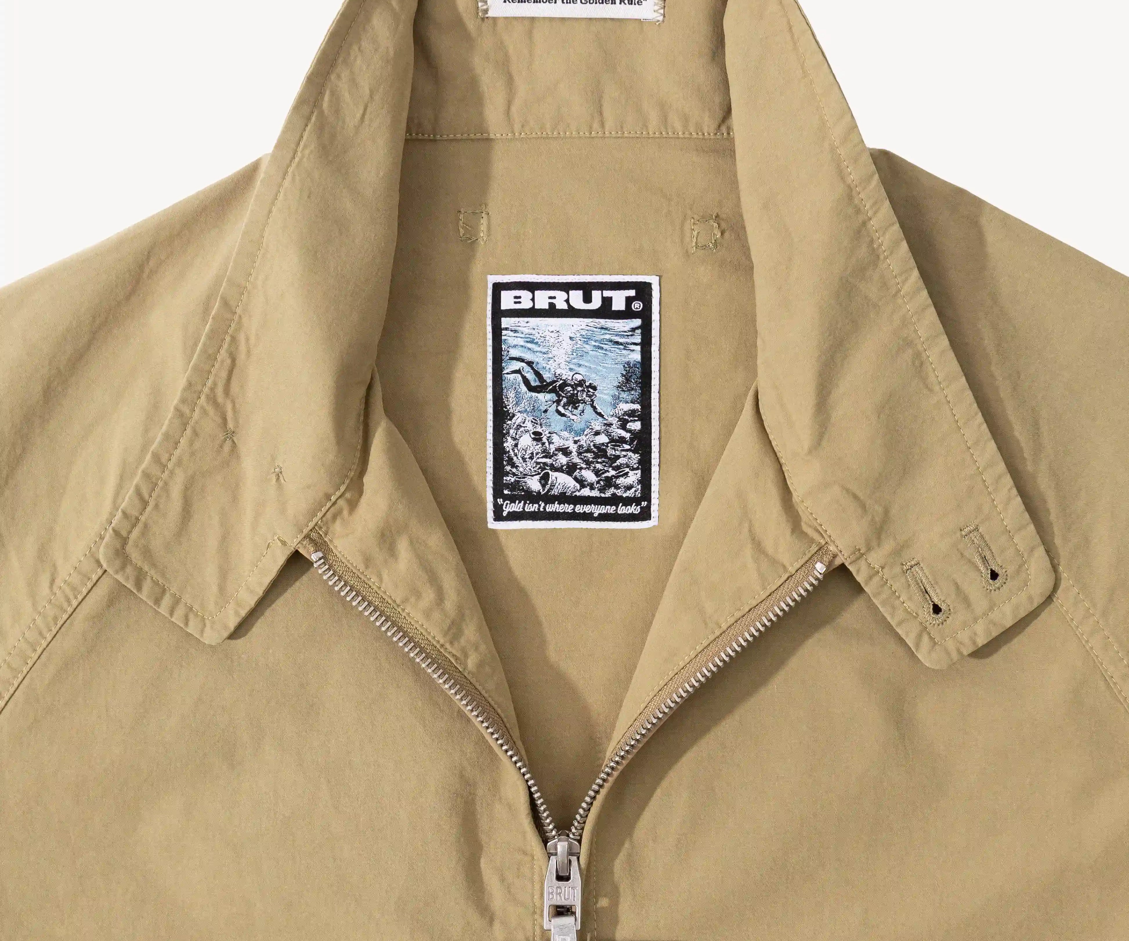 THE OLD SPORT JACKET Coats & Jackets X-SMALL / BEIGE - BRUT Clothing US