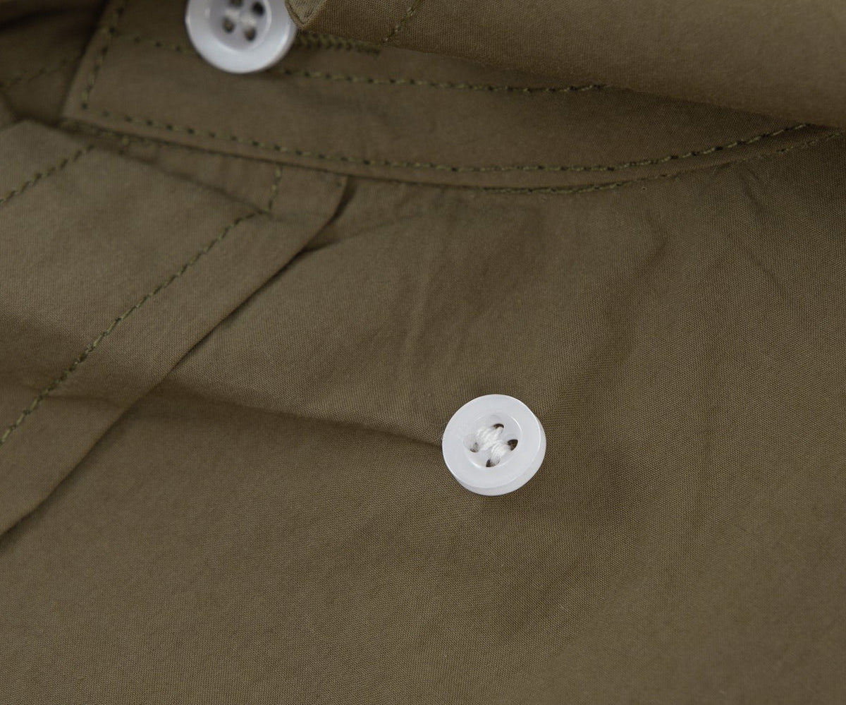 THE BEST POPLIN SHIRT Shirts X-SMALL / OLIVE GREEN - BRUT Clothing US
