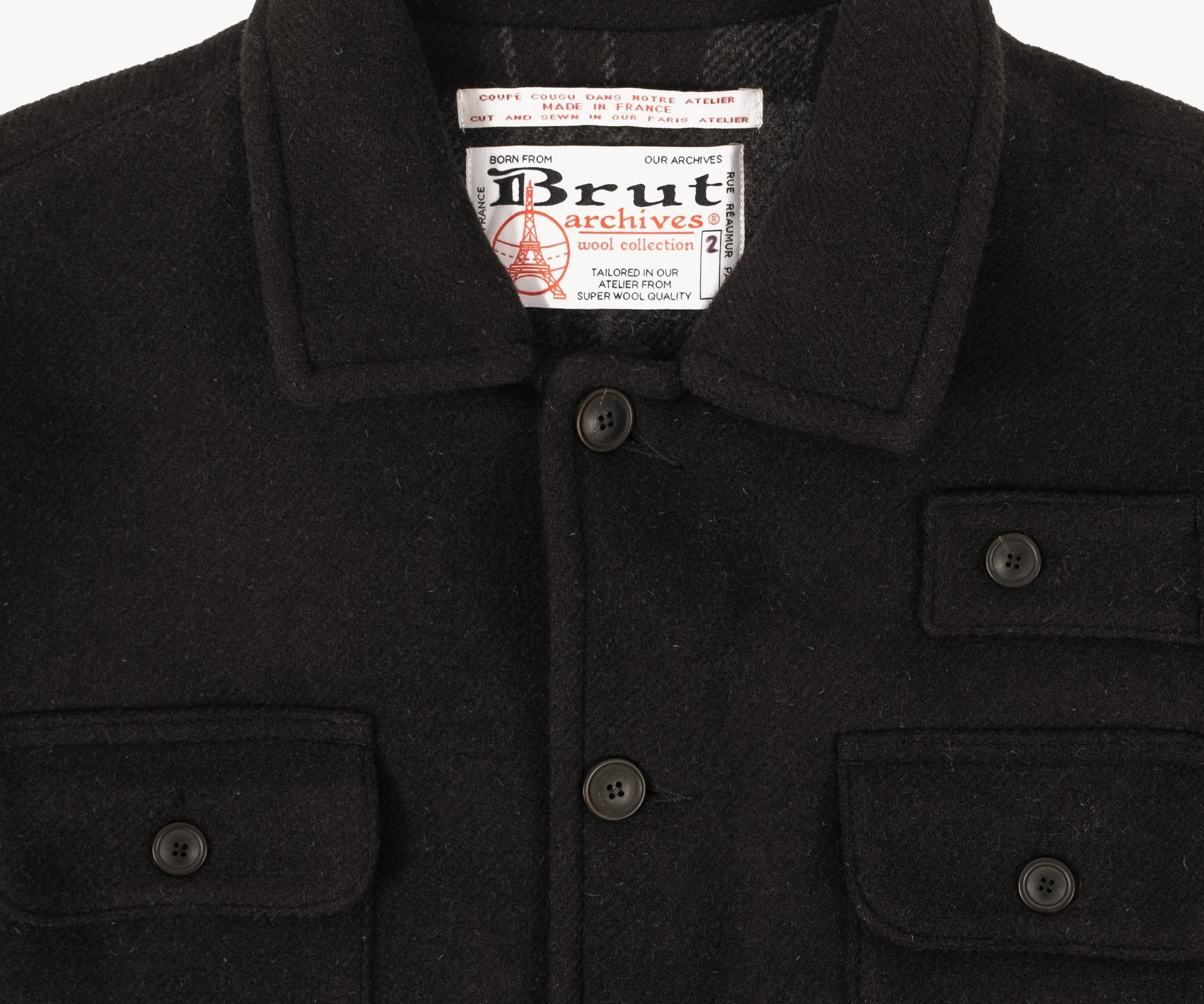 SEVEN POCKET JACKET Coats & Jackets 1 - X-SMALL / CHARCOAL - BRUT Clothing US