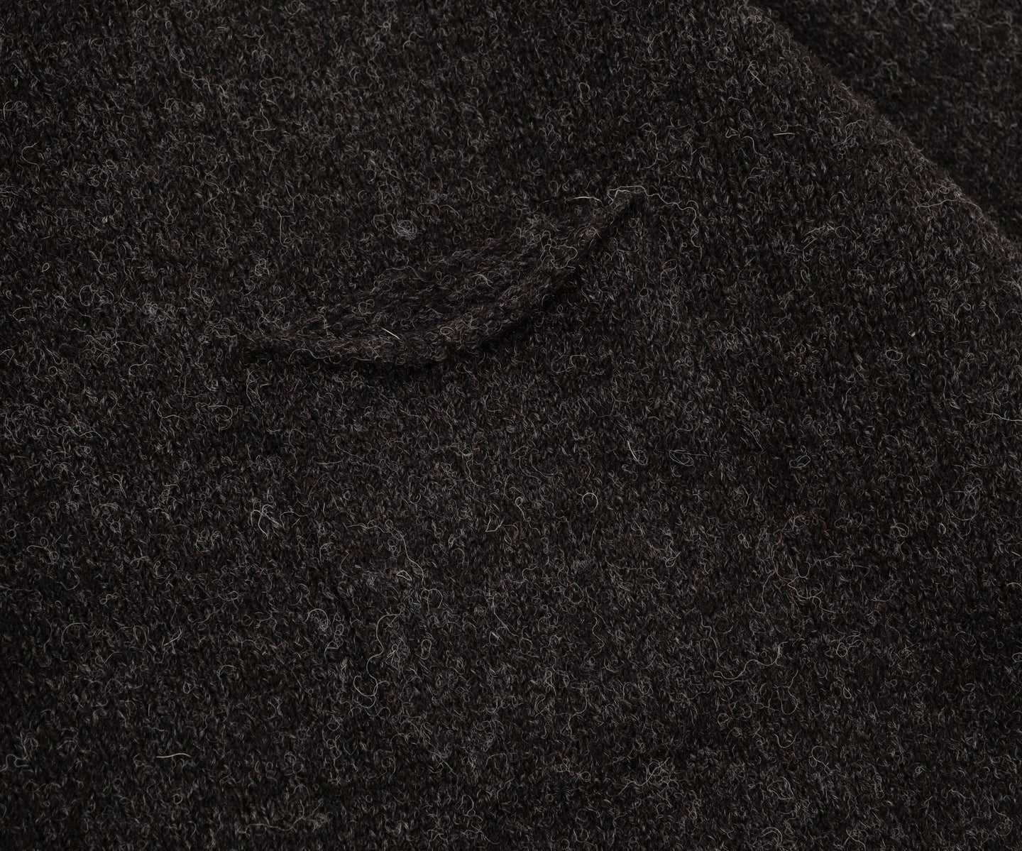 THE V-NECK SHETLAND Knitwear SMALL / DARK GREY - BRUT Clothing US