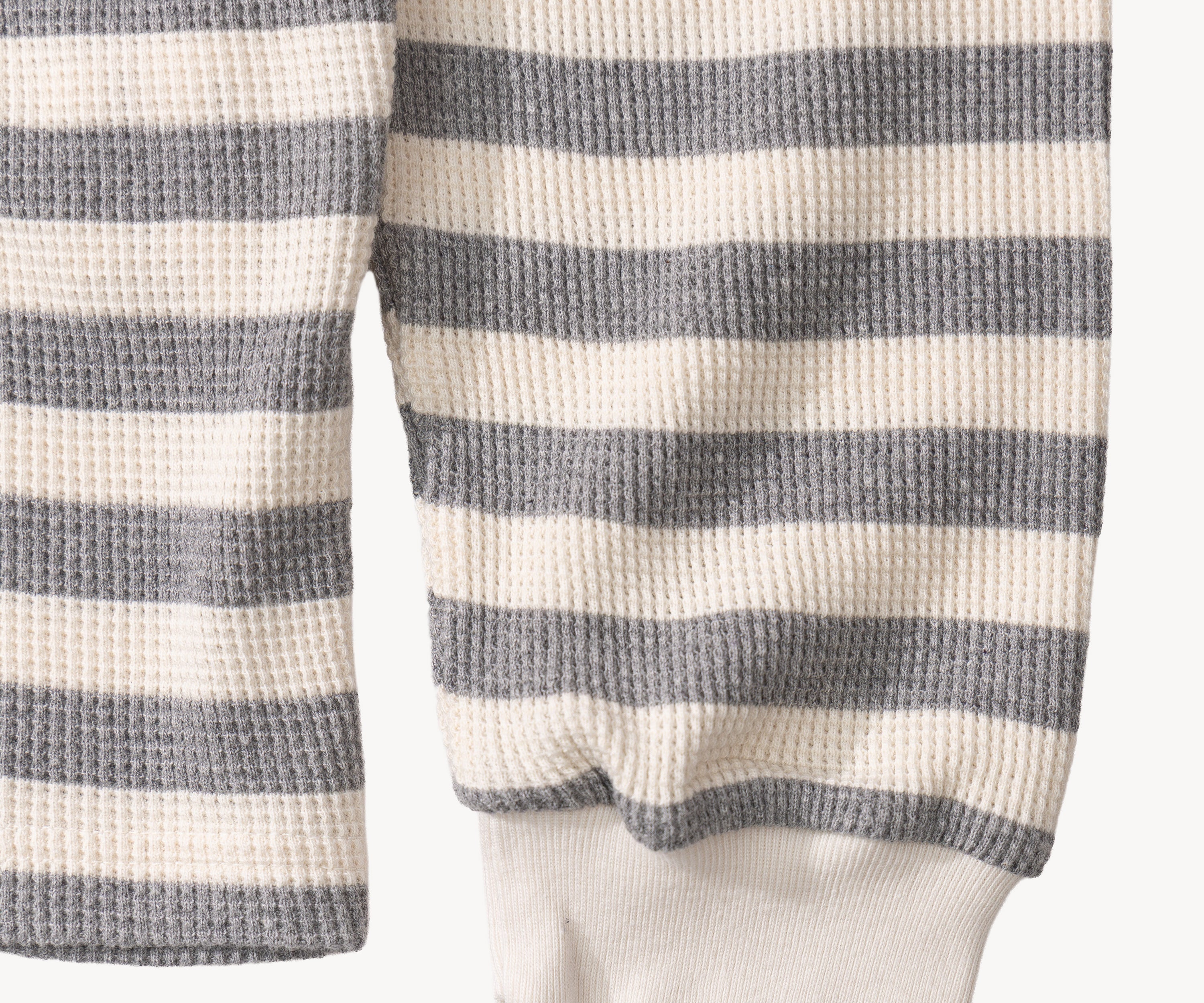 THE BEST THERMAL T-Shirts X-SMALL / GREY / CREAM - BRUT Clothing US