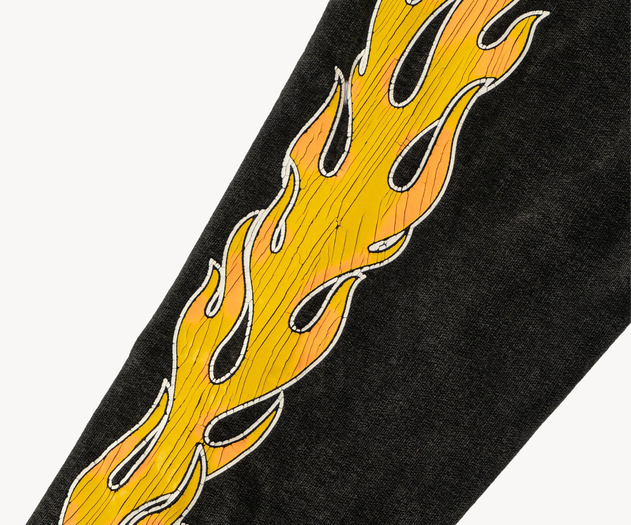 THE GHOSTFIRE THERMAL ZIP SWEAT Sweatshirts X-SMALL / BLACK/ORANGE - BRUT Clothing US