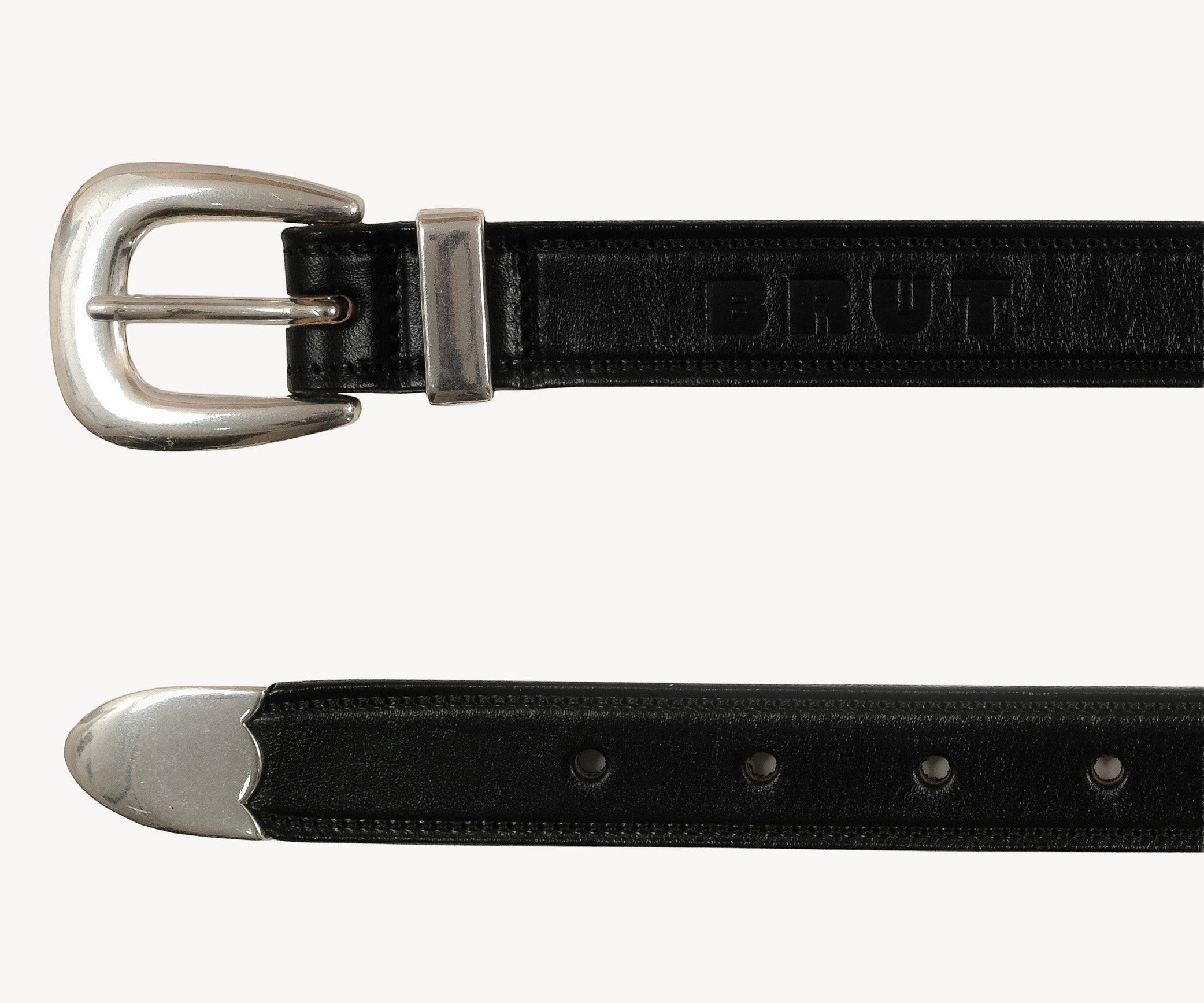 THE MACADAM BELT Belts SIZE 0 / BLACK - BRUT Clothing US