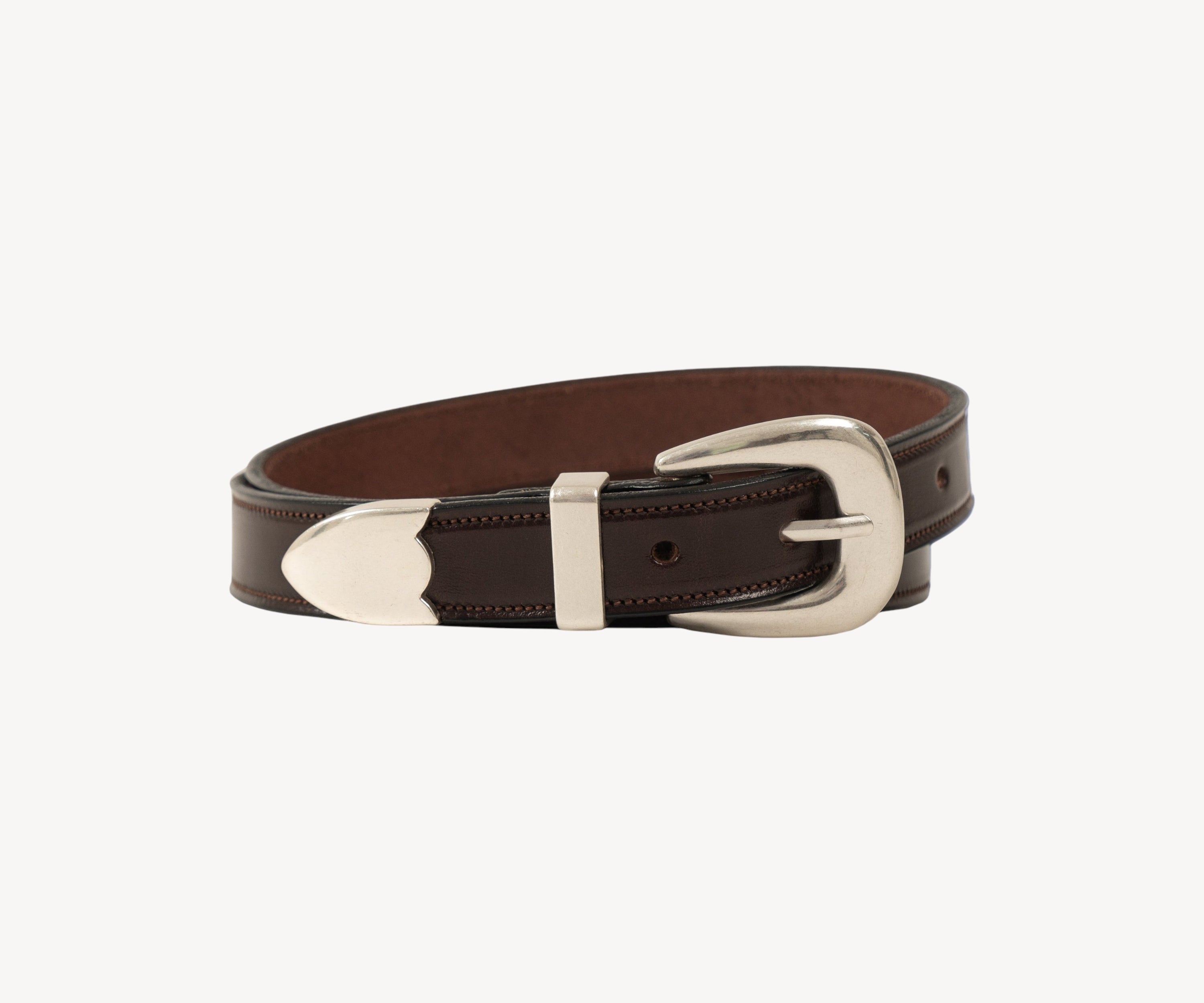 THE MACADAM BELT Belts SIZE 0 / HAVANA - BRUT Clothing US
