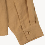 THE OVERSIZED WORK SHIRT Shirts X-SMALL / BEIGE - BRUT Clothing US
