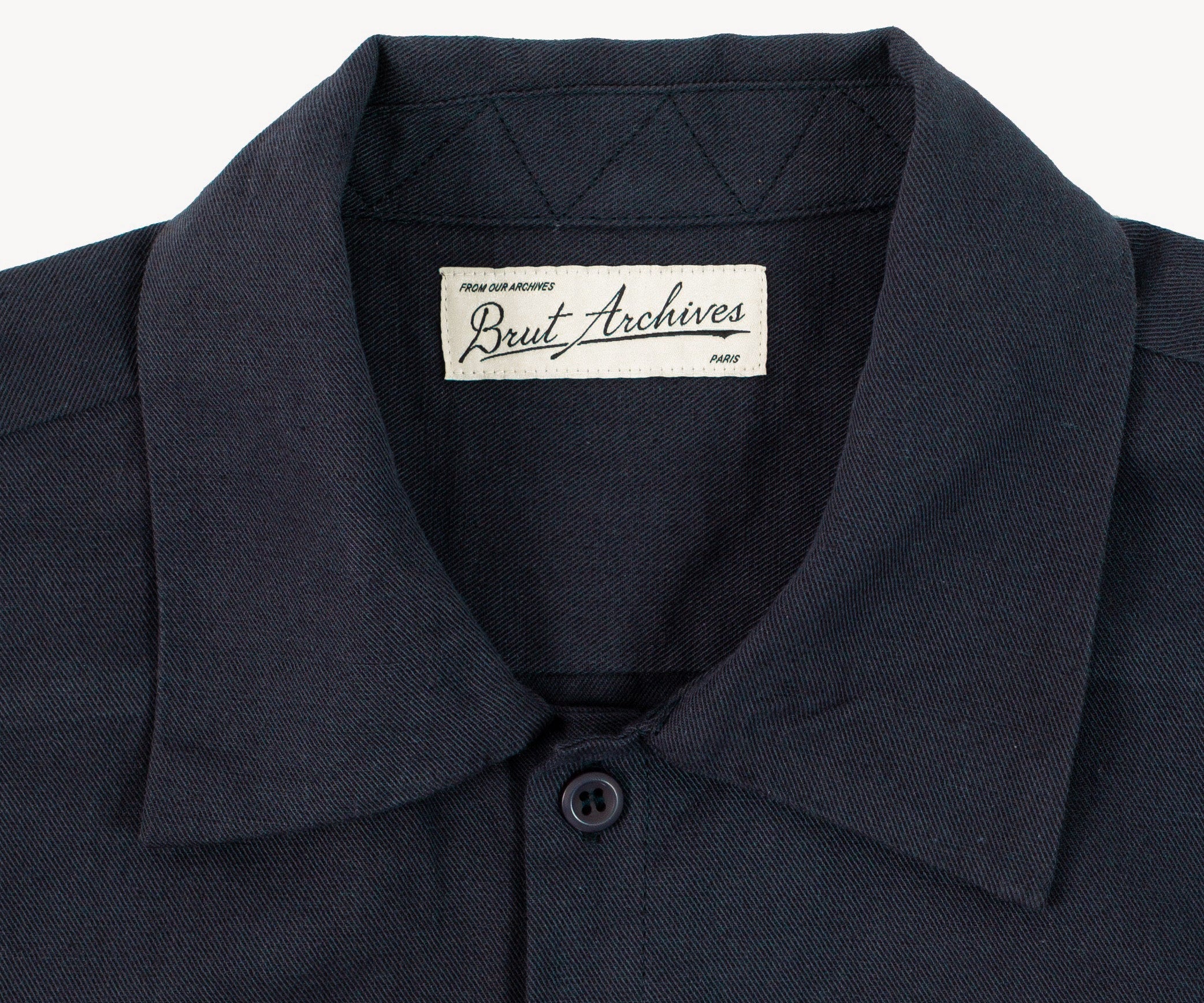 THE OVERSIZED WORK SHIRT Shirts X-SMALL / NAVY - BRUT Clothing US