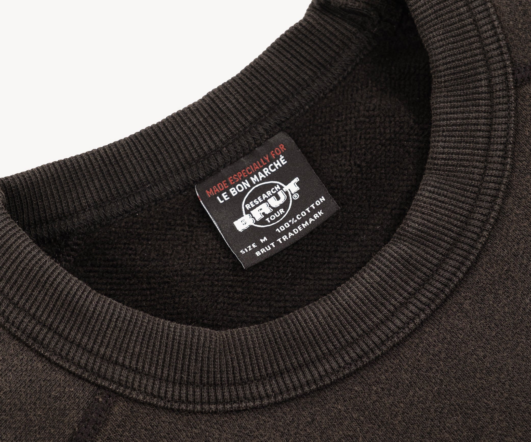 THE RESEARCH TEAM TOUR SWEAT Knitwear X-SMALL / BLACK - BRUT Clothing US