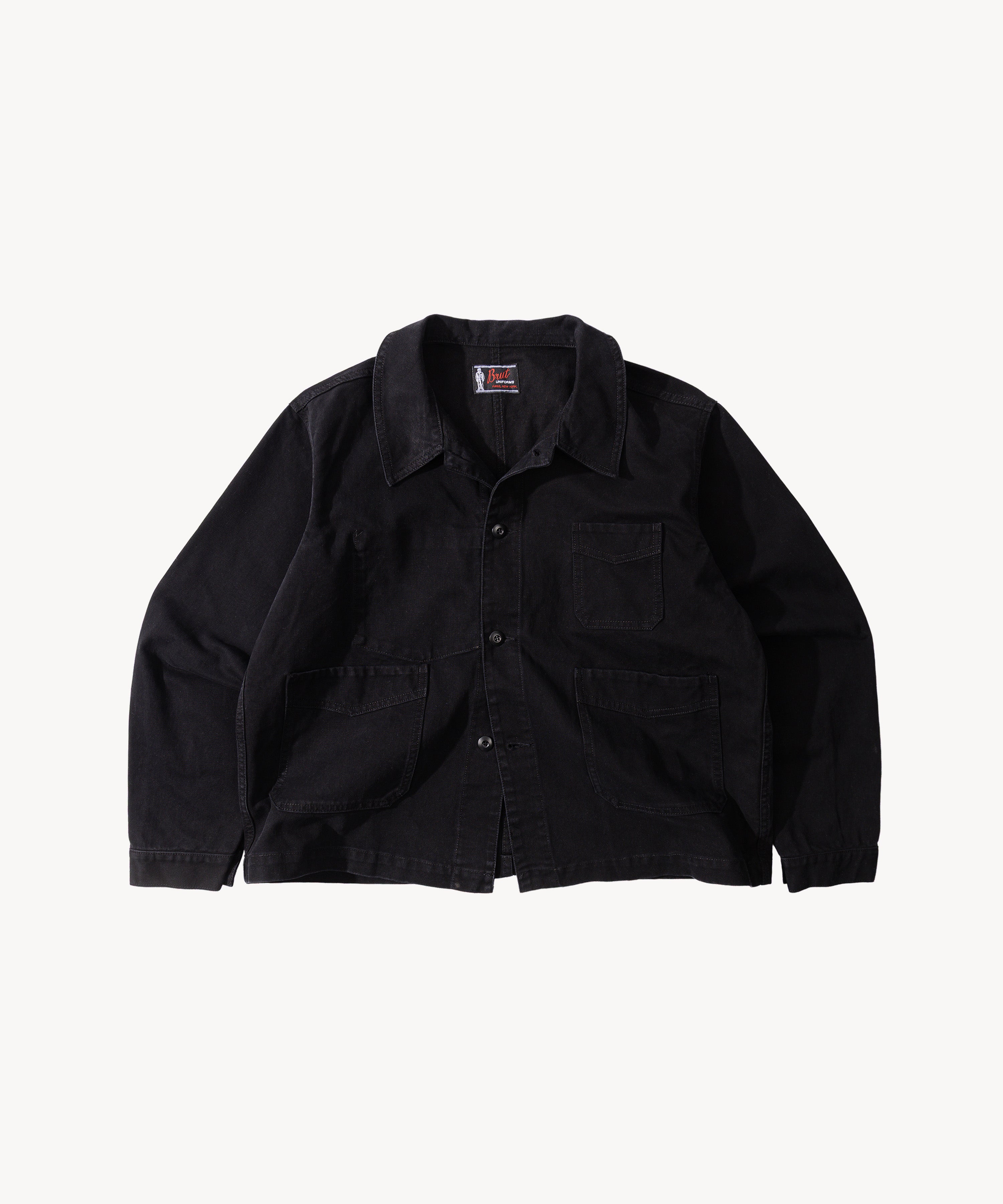 THE CROPPED WORK JACKET - BLACK | BRUT CLOTHING – BRUT Clothing US