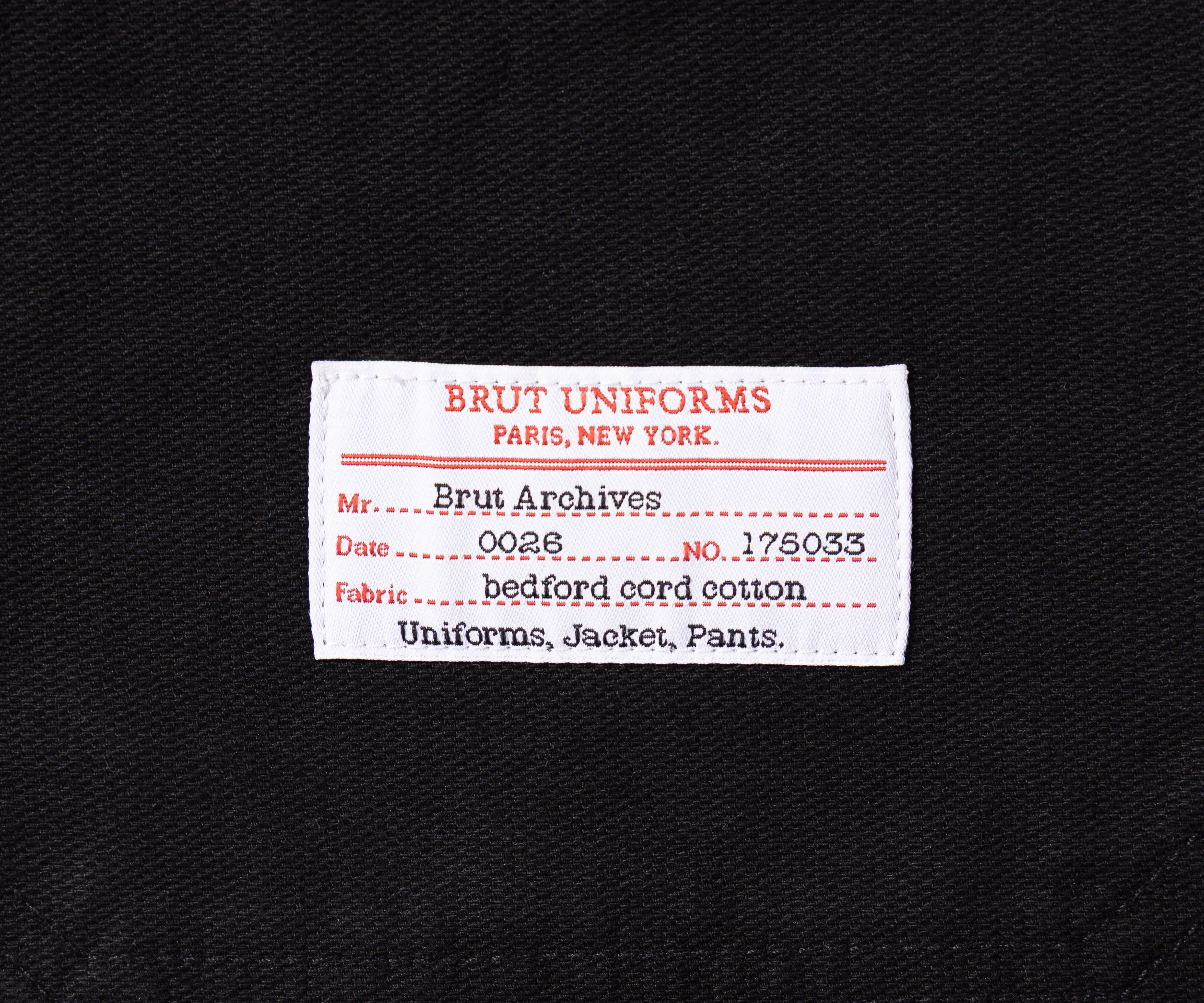 THE CROPPED WORK JACKET Coats & Jackets X-SMALL / BLACK - BRUT Clothing US