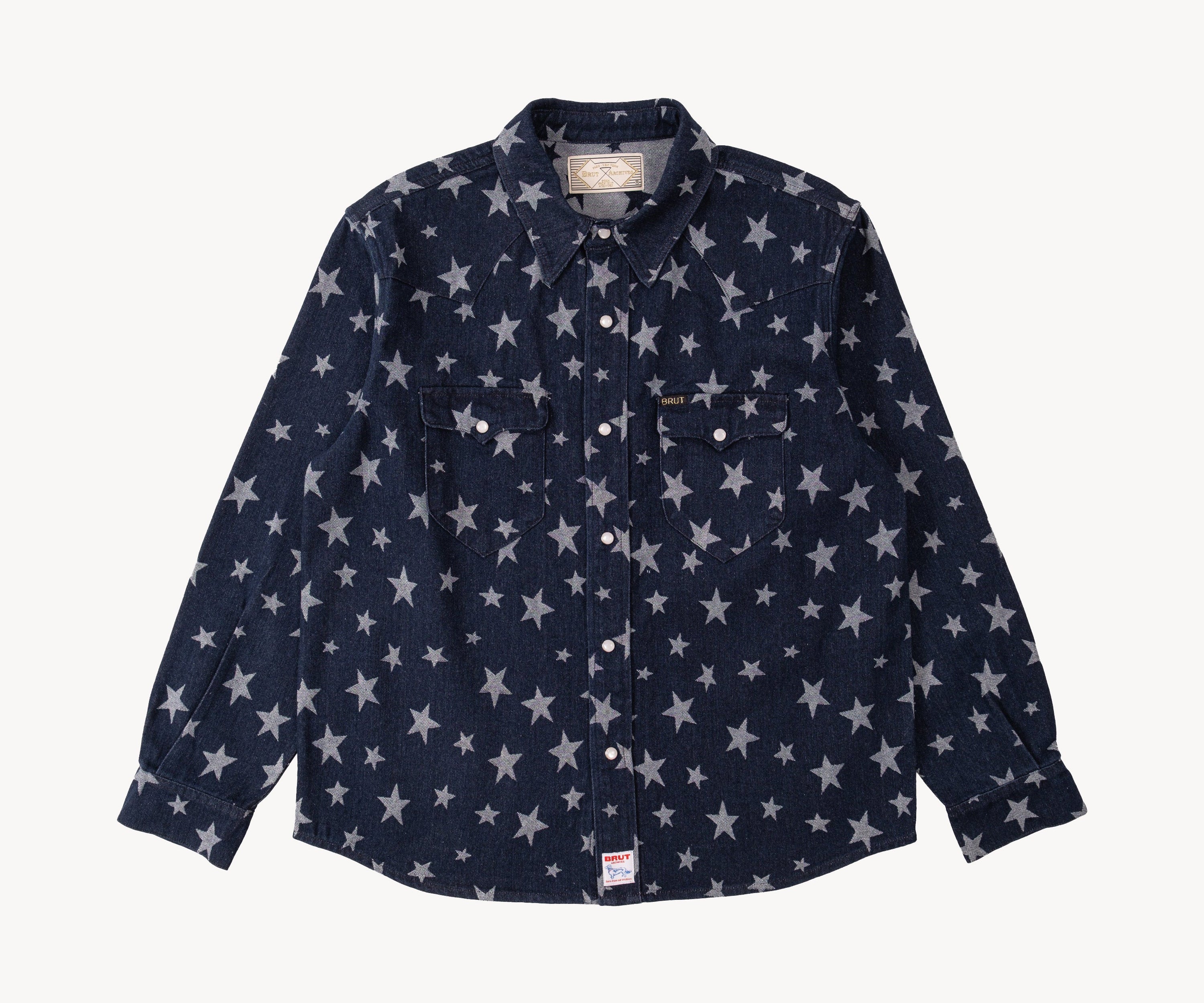 THE WESTERN STAR SHIRT Shirts SMALL / DENIM BLUE - BRUT Clothing US
