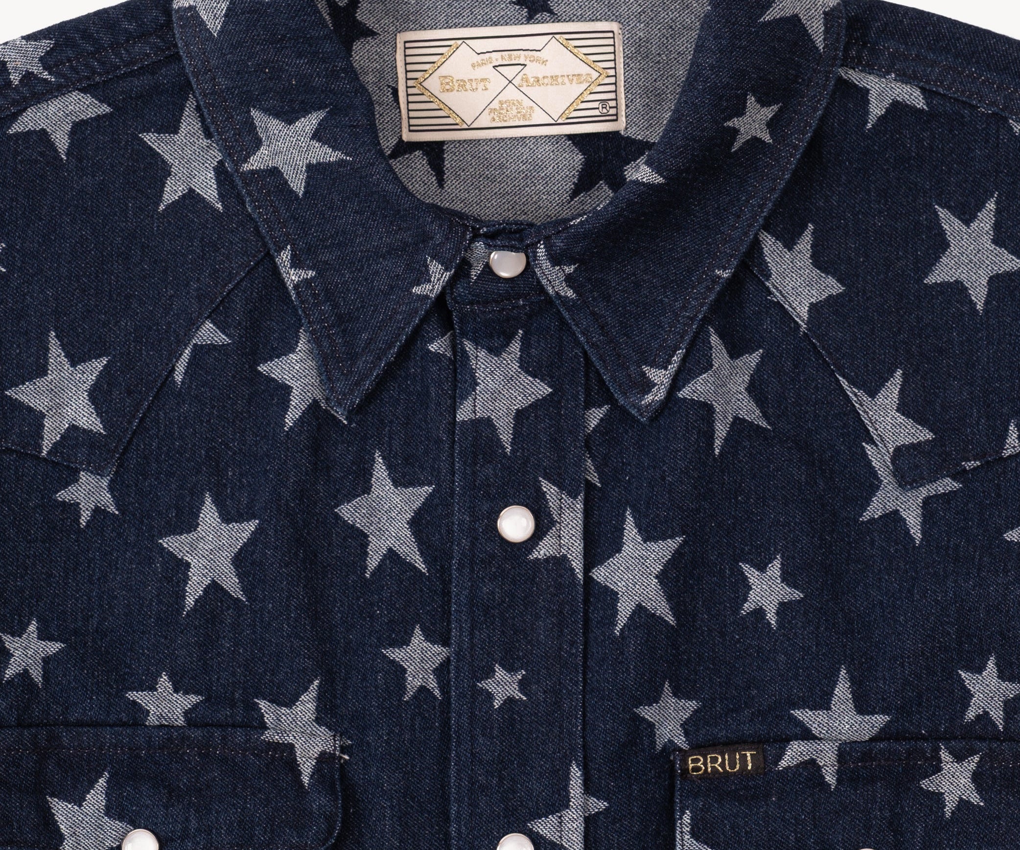 THE WESTERN STAR SHIRT Shirts SMALL / DENIM BLUE - BRUT Clothing US