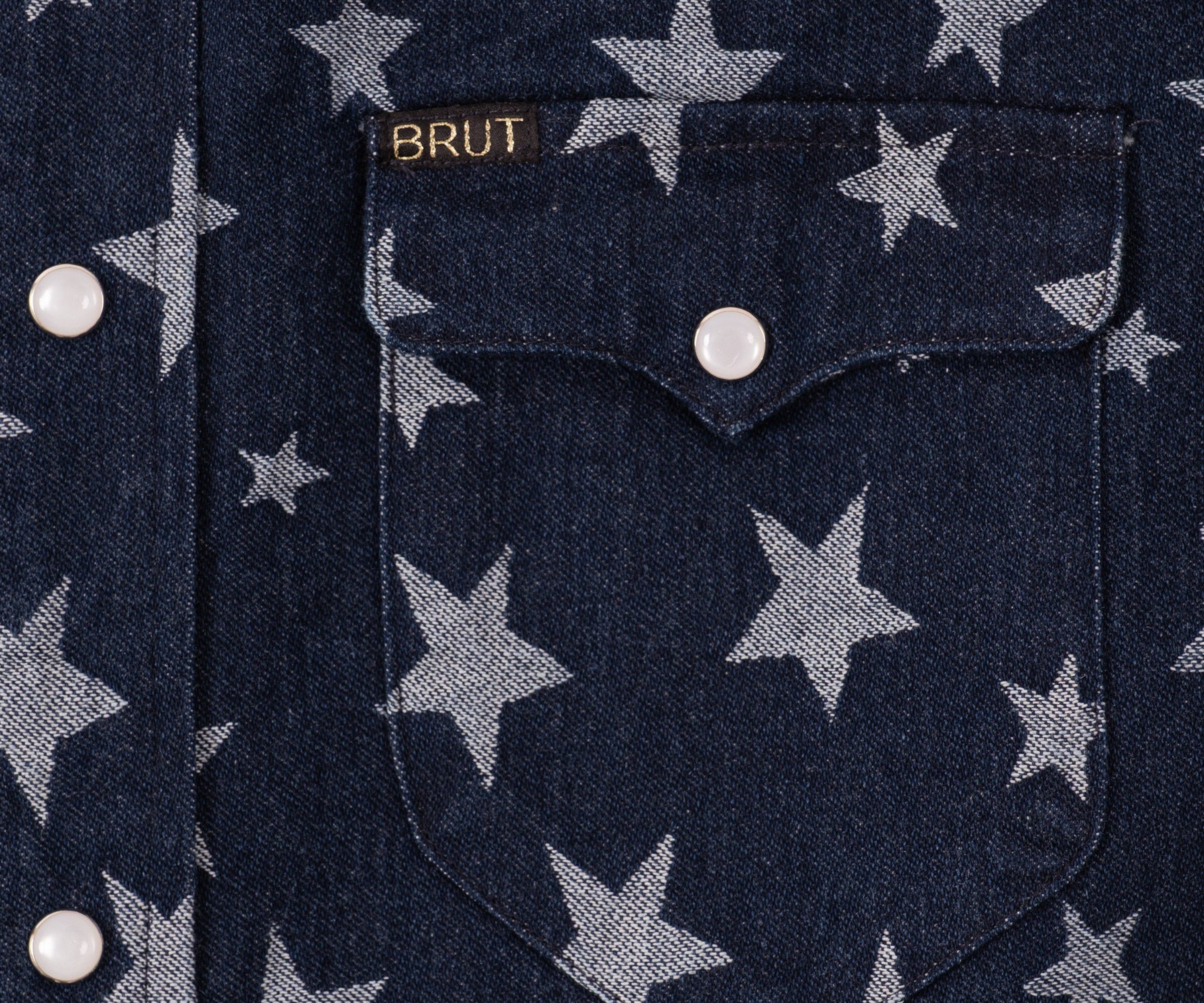 THE WESTERN STAR SHIRT Shirts SMALL / DENIM BLUE - BRUT Clothing US