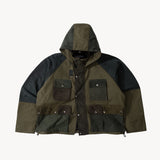 REWORK® TRIAL WAX JACKET - N° 003 Coats & Jackets SMALL / GREEN - BRUT Clothing US