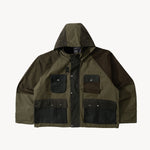 REWORK® TRIAL WAX JACKET - N° 041 Coats & Jackets X-LARGE / GREEN - BRUT Clothing US