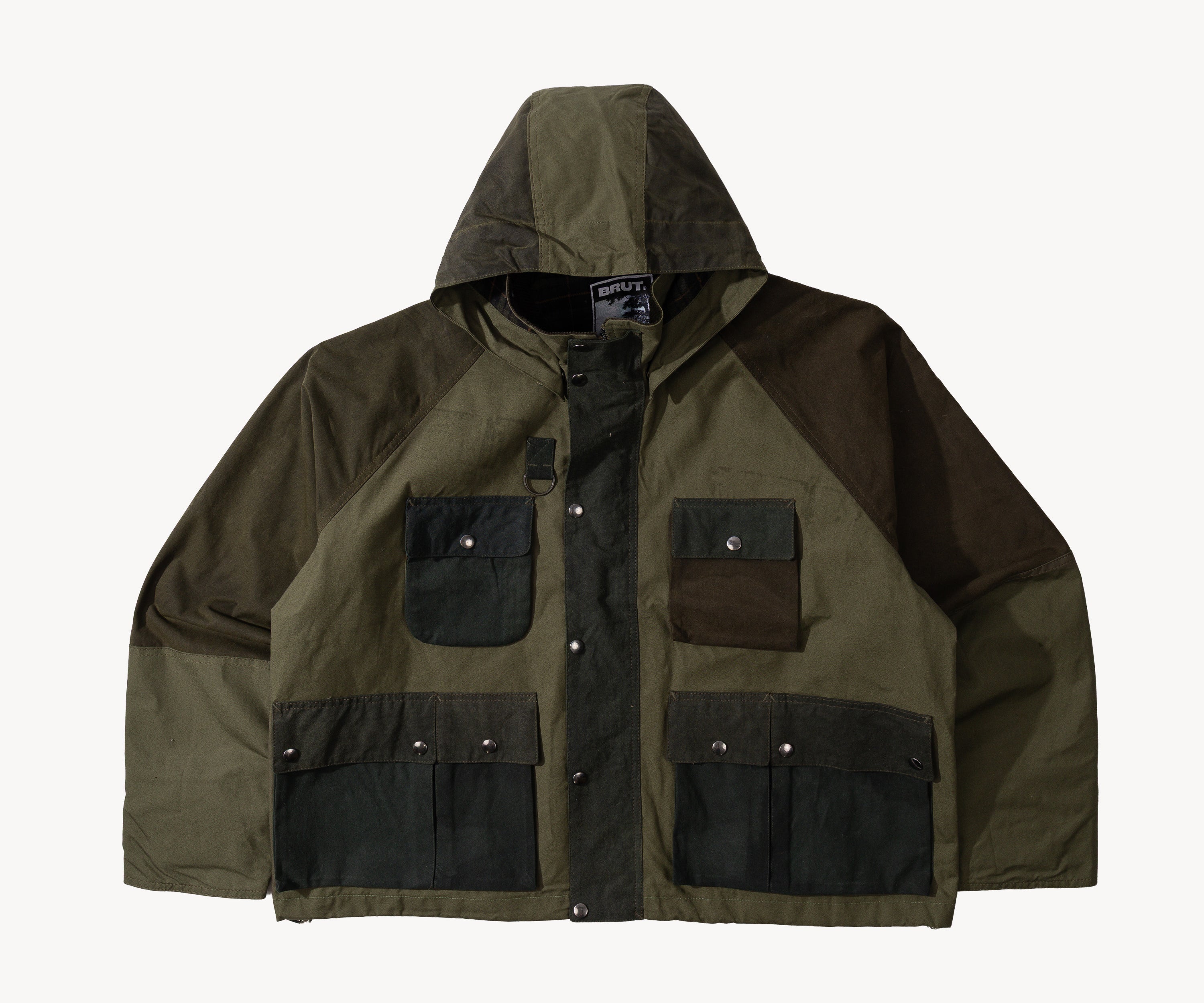 REWORK® TRIAL WAX JACKET - N° 041 Coats & Jackets X-LARGE / GREEN - BRUT Clothing US