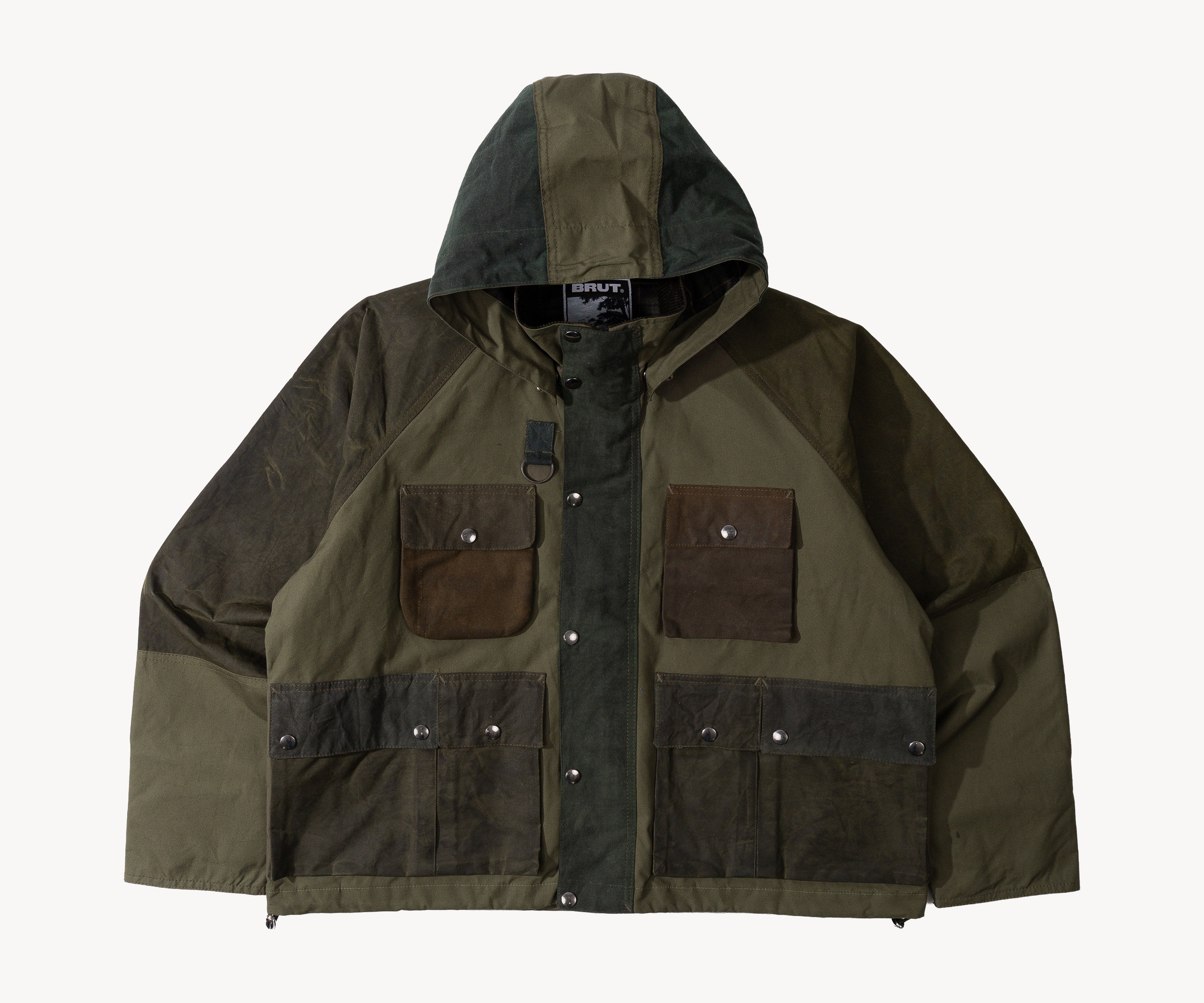 REWORK® TRIAL WAX JACKET - N° 012 Coats & Jackets MEDIUM / GREEN - BRUT Clothing US