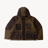 REWORK® TRIAL WAX JACKET - N° 032 Coats & Jackets LARGE / BROWN - BRUT Clothing US