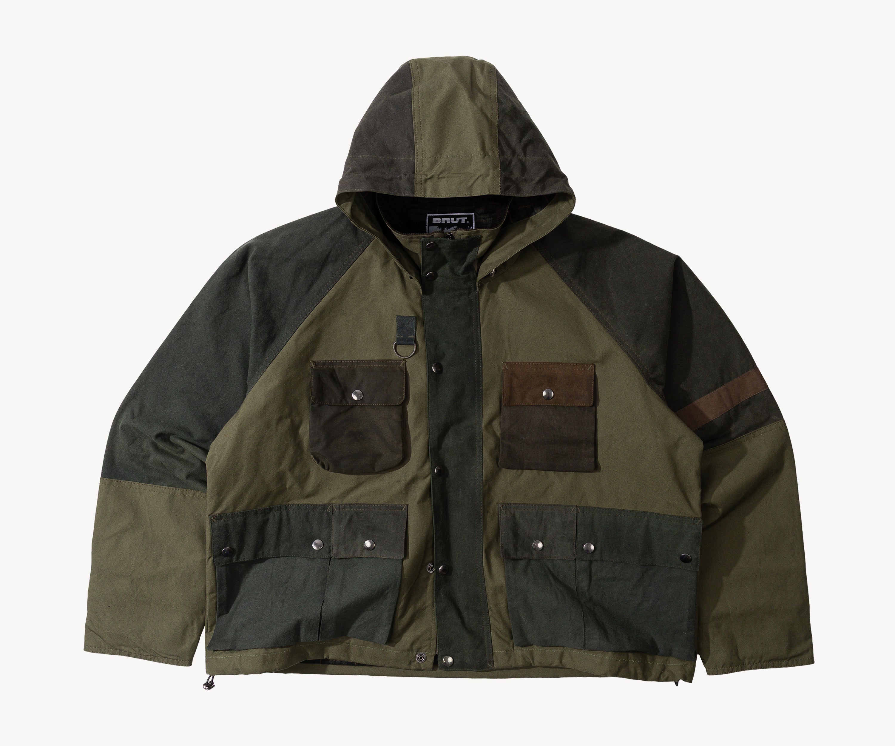 REWORK® TRIAL WAX JACKET - N° 025 Coats & Jackets LARGE / GREEN - BRUT Clothing US