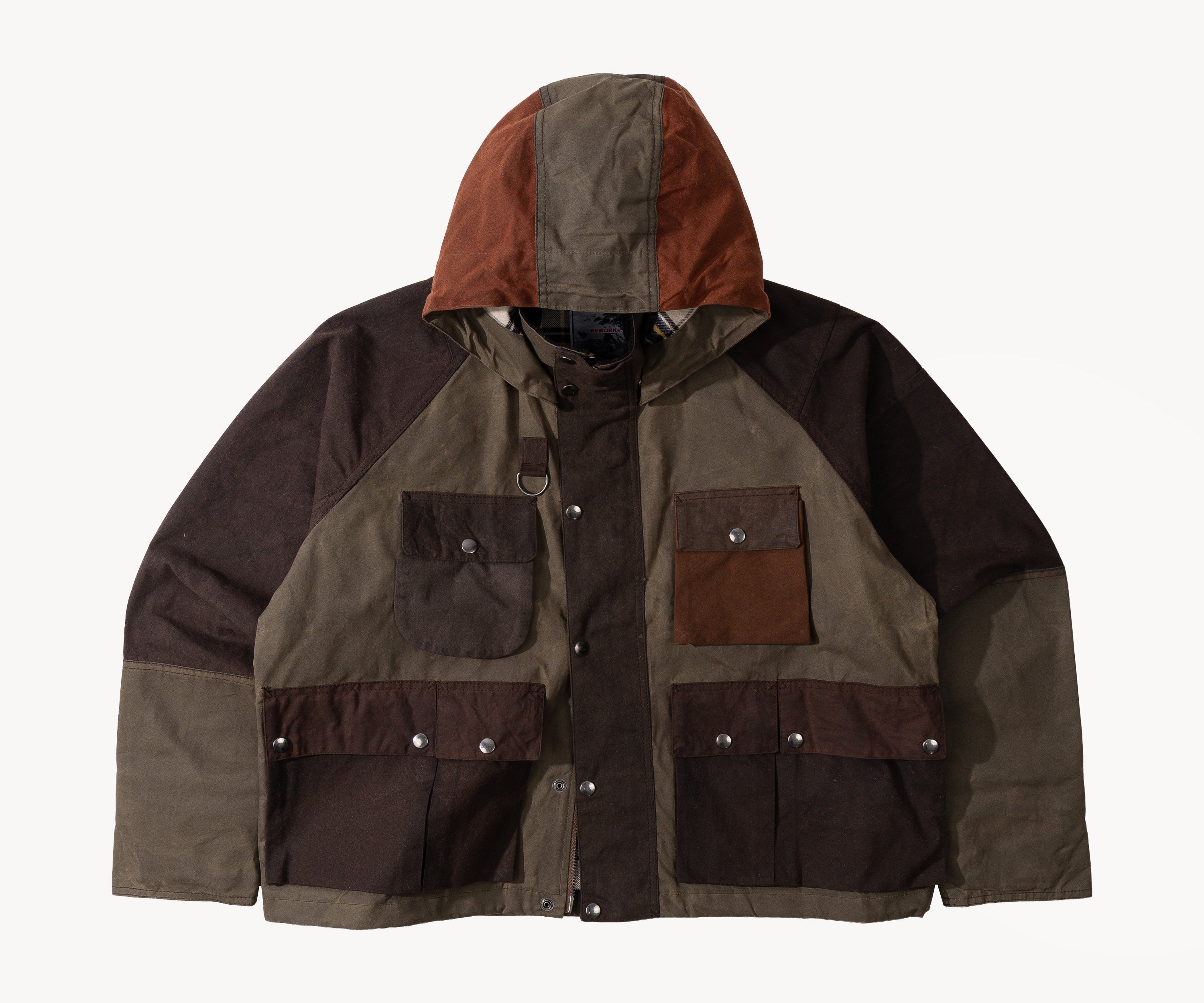 REWORK® TRIAL WAX JACKET - N° 020 Coats & Jackets MEDIUM / BROWN - BRUT Clothing US