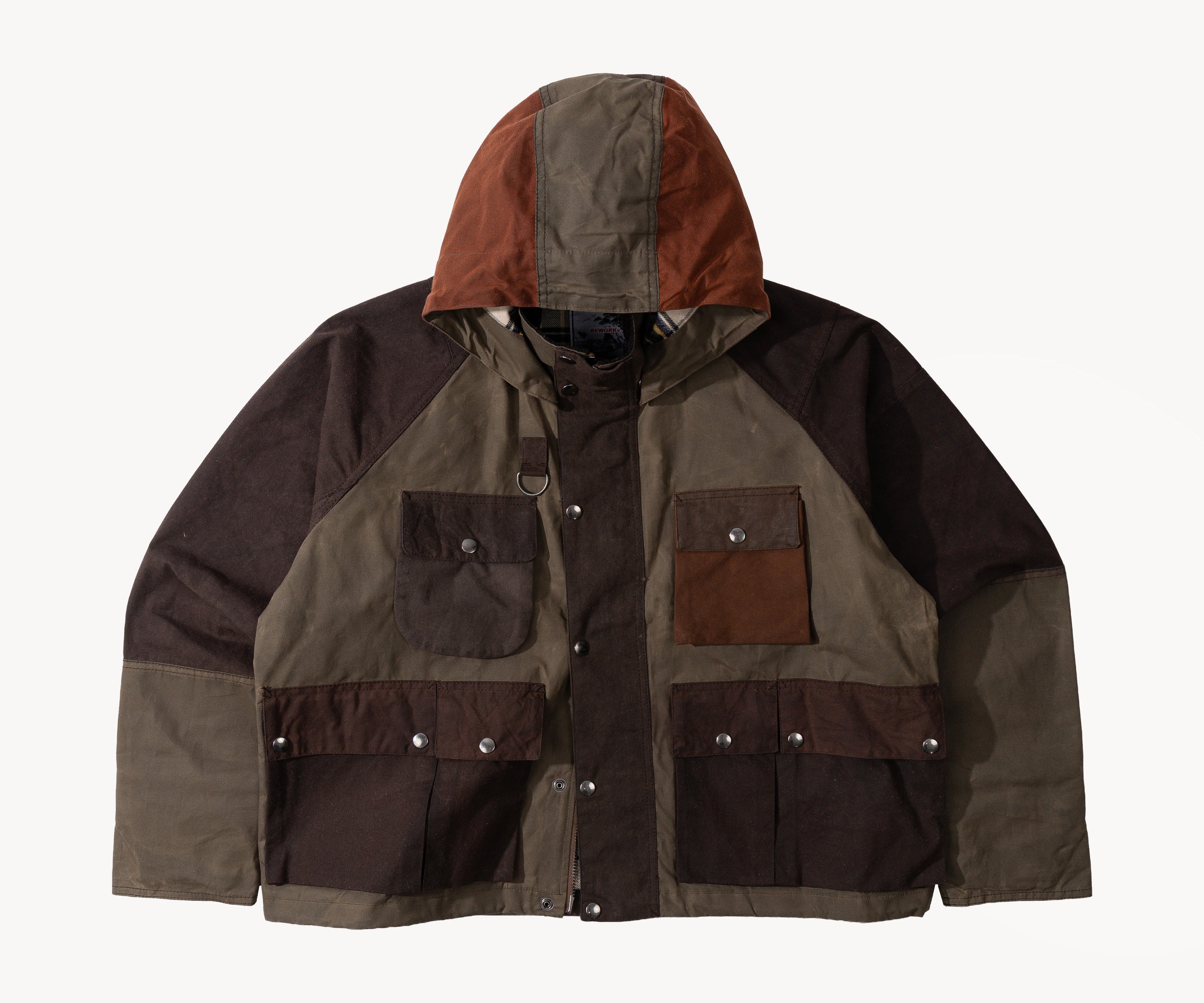 REWORK® TRIAL WAX JACKET - N° 020 Coats & Jackets MEDIUM / BROWN - BRUT Clothing US
