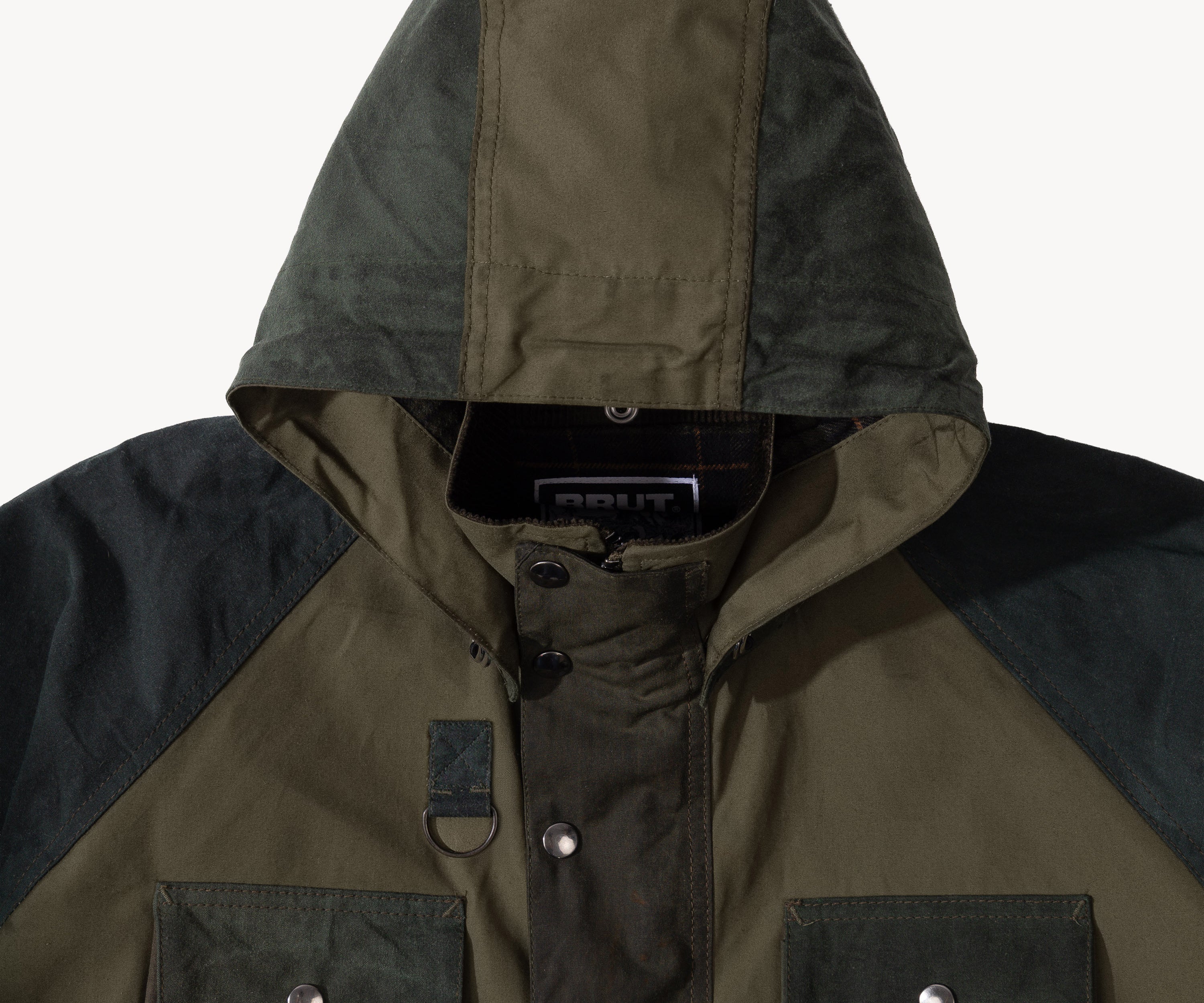 REWORK® TRIAL WAX JACKET - N° 003 Coats & Jackets SMALL / GREEN - BRUT Clothing US