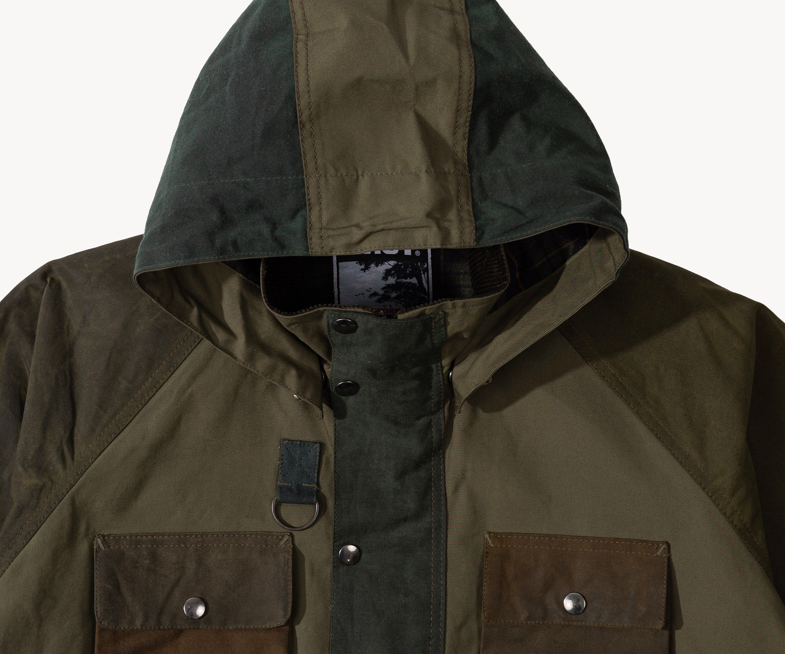 REWORK® TRIAL WAX JACKET - N° 012 Coats & Jackets MEDIUM / GREEN - BRUT Clothing US