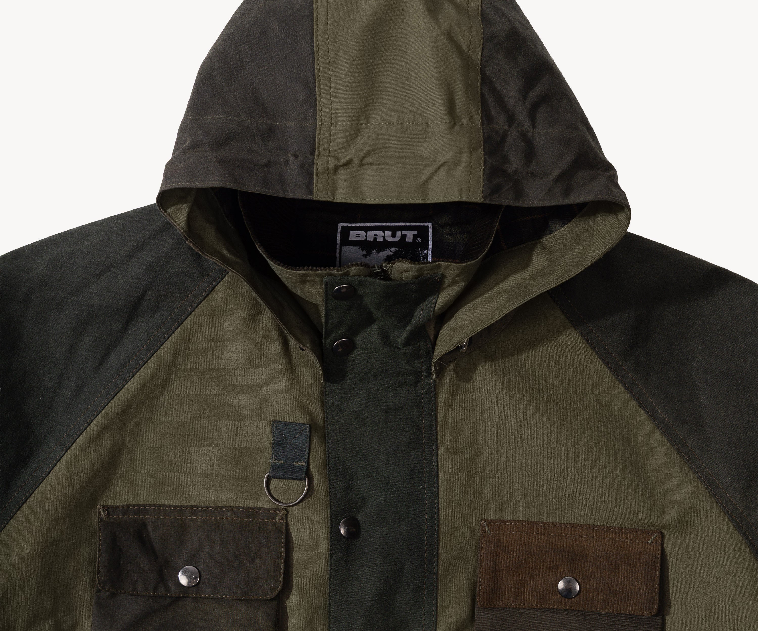 REWORK® TRIAL WAX JACKET - N° 025 Coats & Jackets LARGE / GREEN - BRUT Clothing US