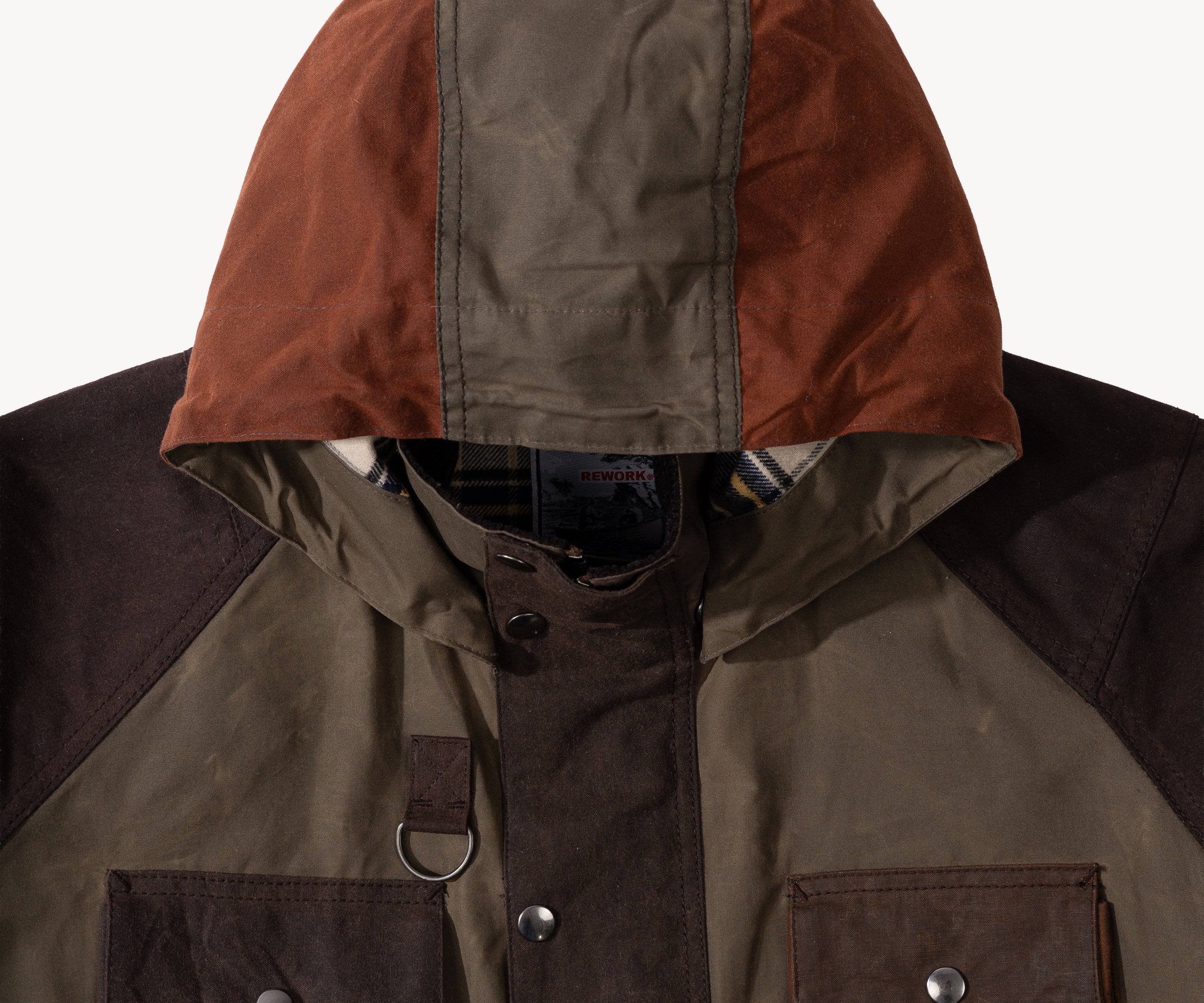 REWORK® TRIAL WAX JACKET - N° 020 Coats & Jackets MEDIUM / BROWN - BRUT Clothing US