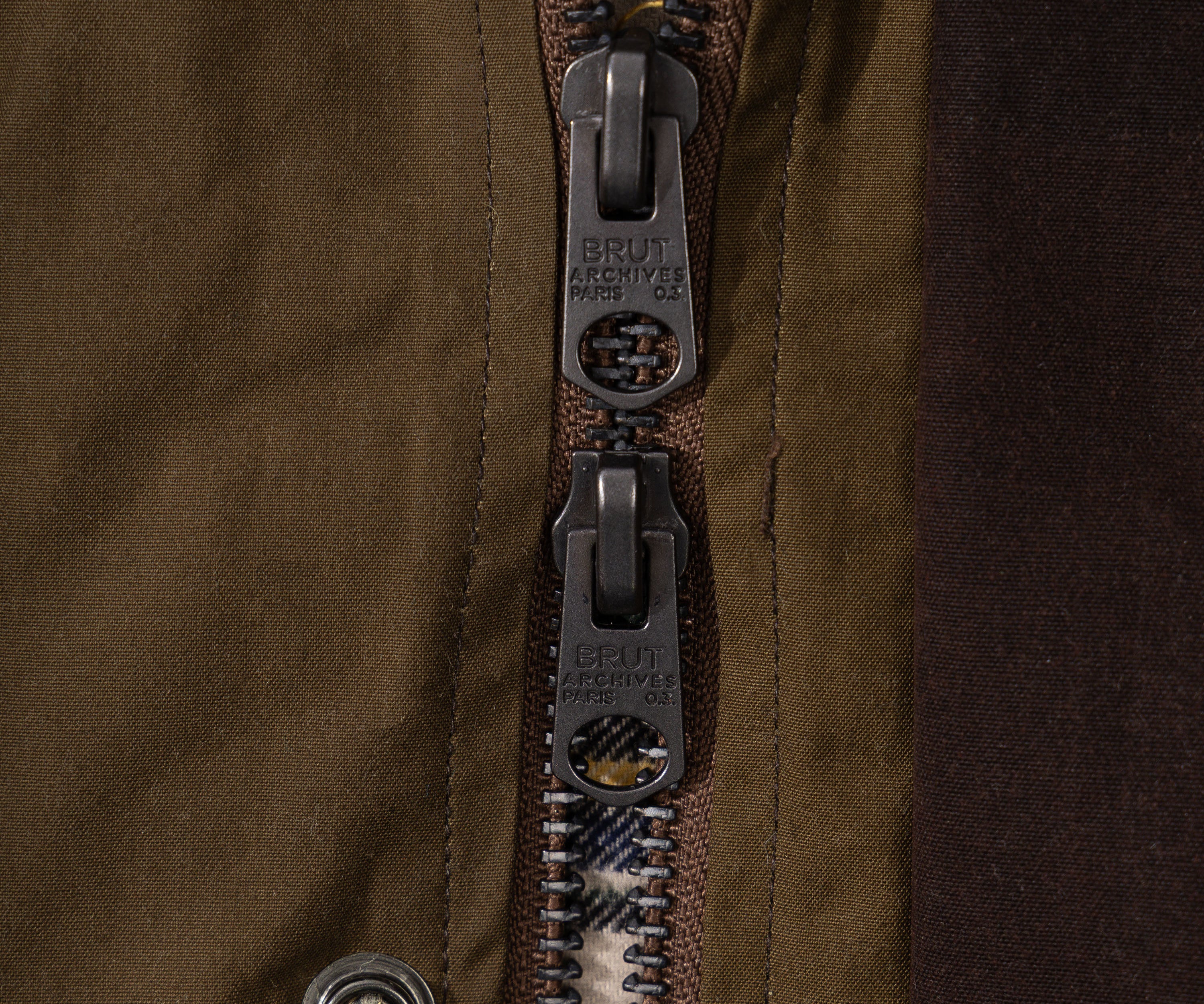 REWORK® TRIAL WAX JACKET - N° 032 Coats & Jackets LARGE / BROWN - BRUT Clothing US
