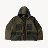 REWORK® TRIAL WAX JACKET - N° 004 Coats & Jackets SMALL / GREEN - BRUT Clothing US