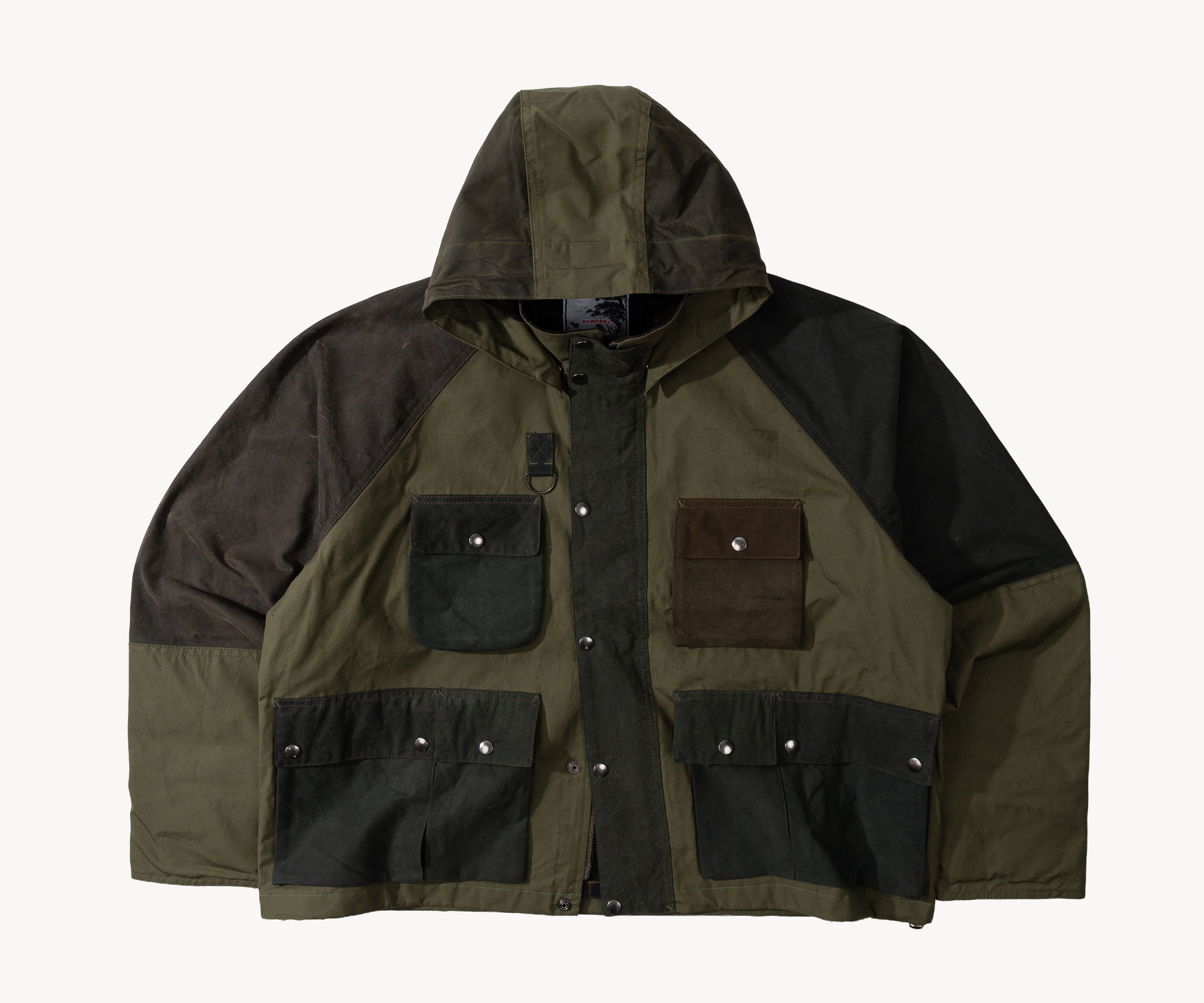 REWORK® TRIAL WAX JACKET - N° 042 Coats & Jackets X-LARGE / GREEN - BRUT Clothing US