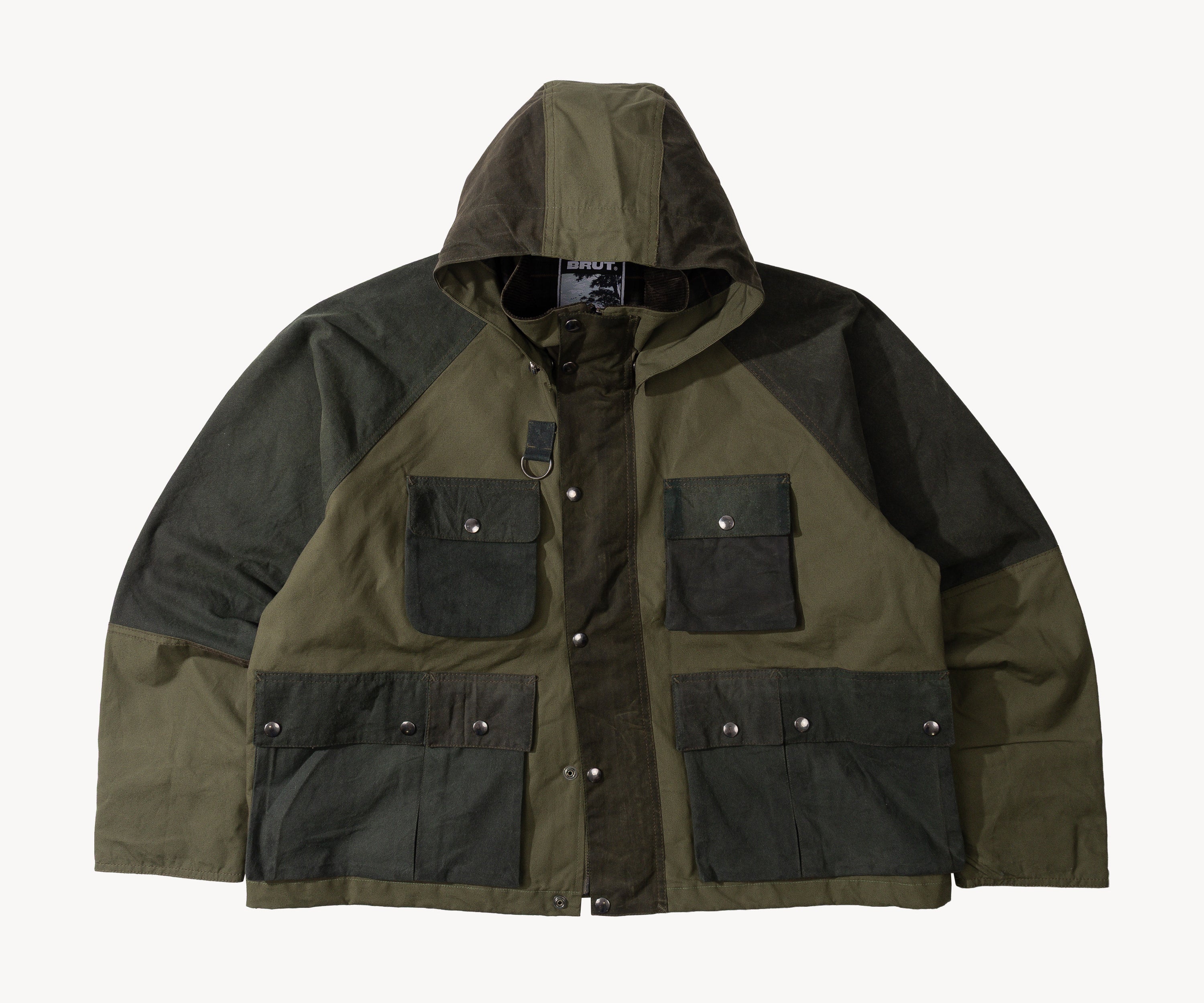 REWORK® TRIAL WAX JACKET - N° 026 Coats & Jackets LARGE / GREEN - BRUT Clothing US
