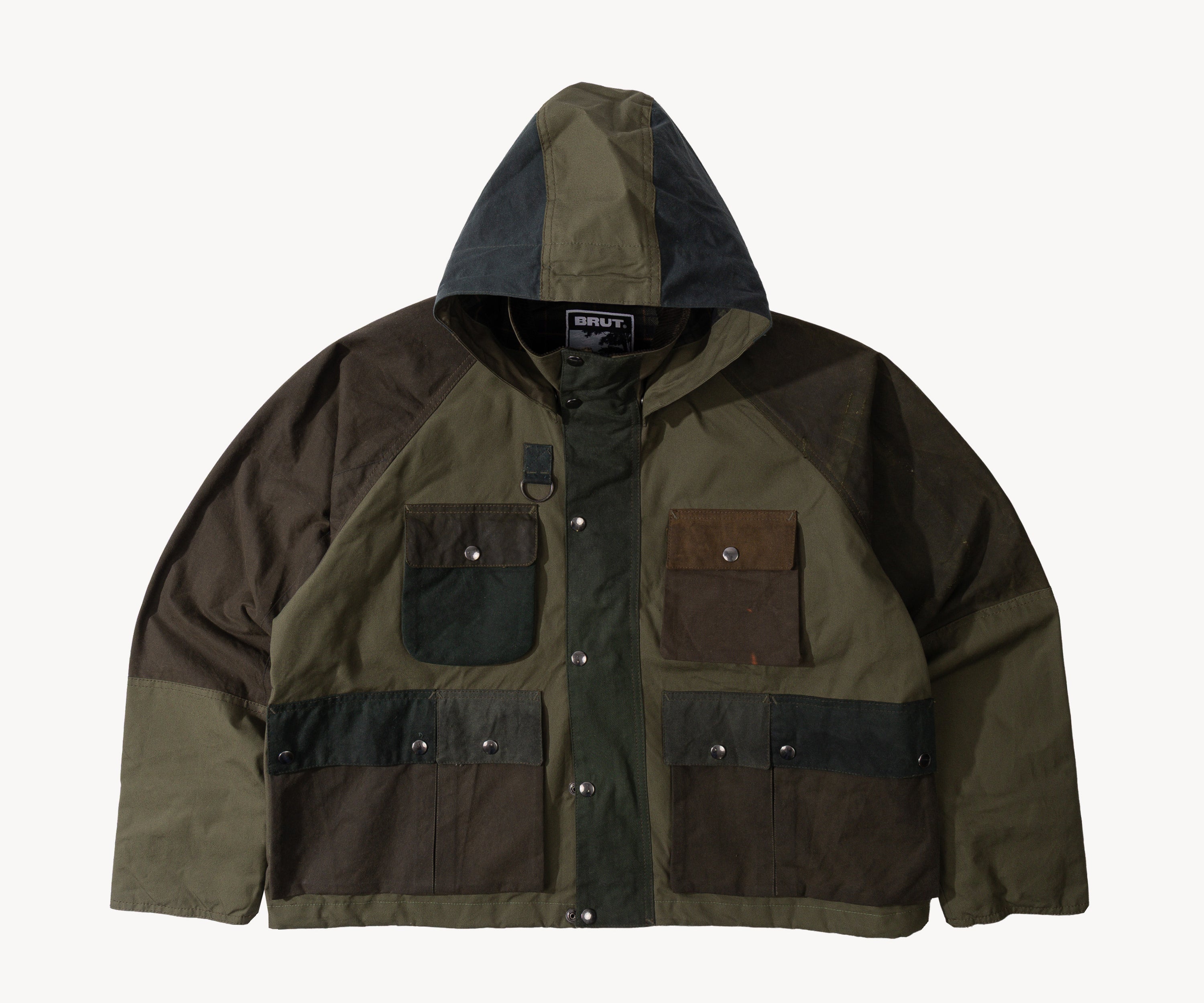 REWORK® TRIAL WAX JACKET - N° 013 Coats & Jackets MEDIUM / GREEN - BRUT Clothing US