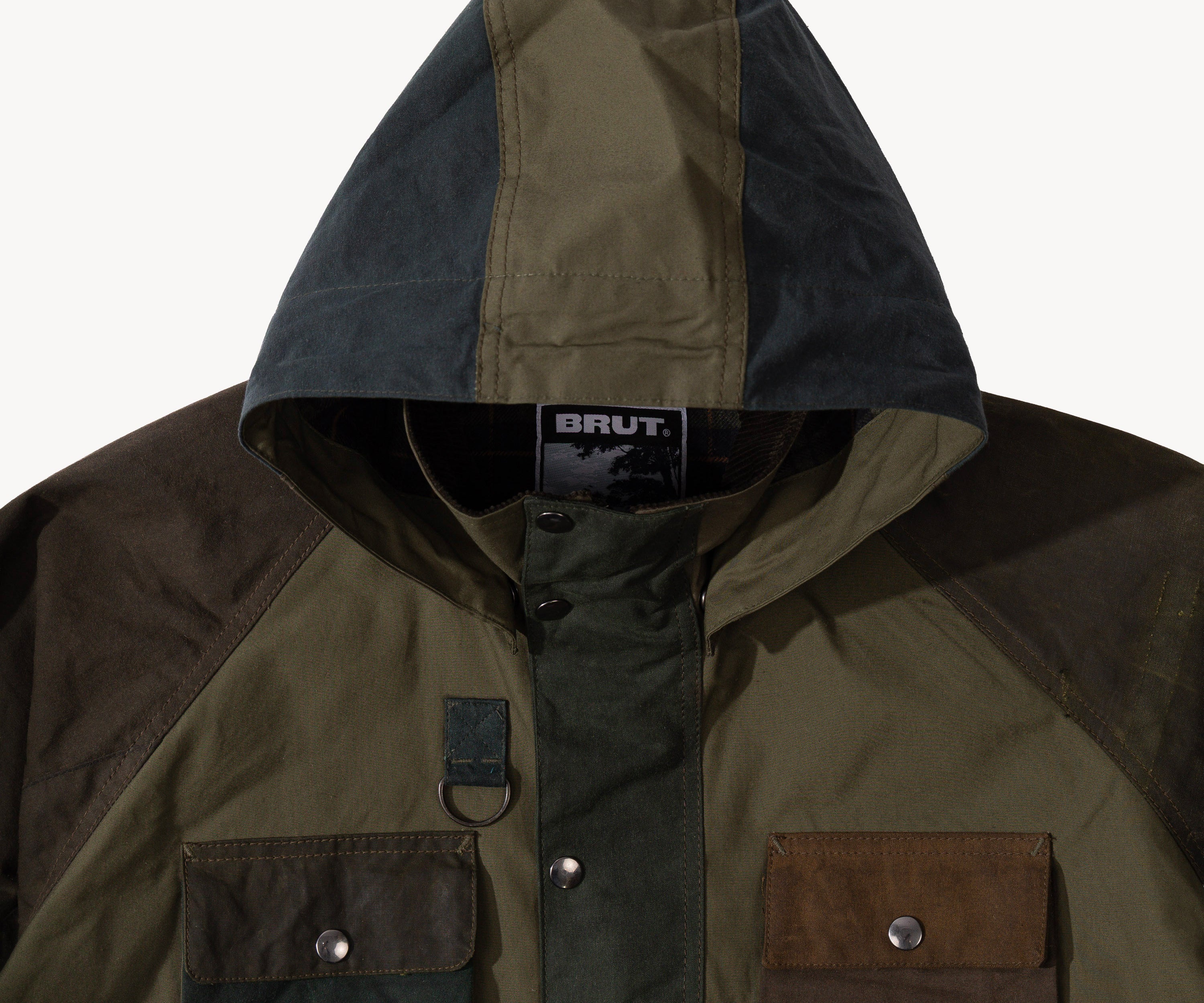 REWORK® TRIAL WAX JACKET - N° 013 Coats & Jackets MEDIUM / GREEN - BRUT Clothing US