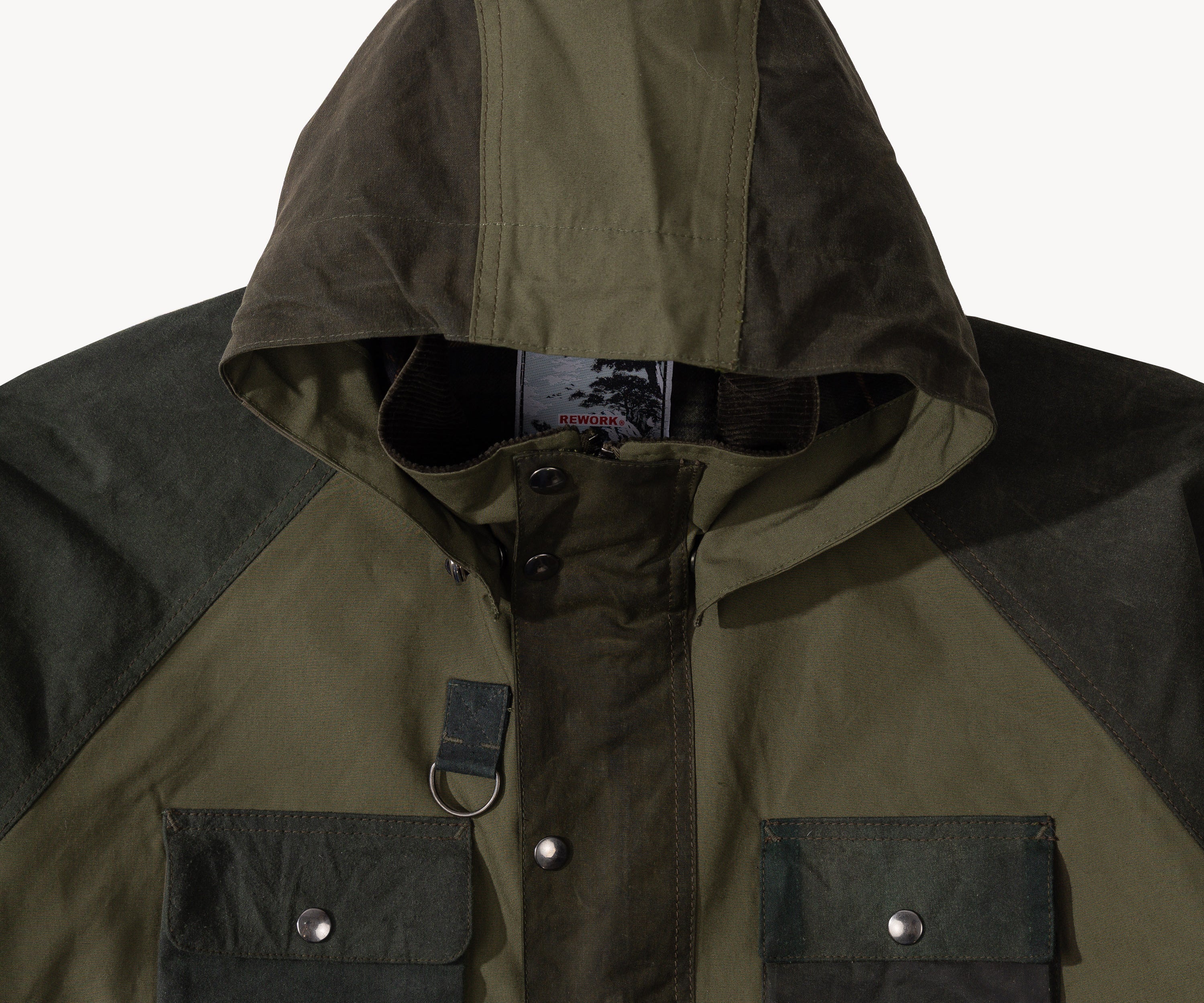 REWORK® TRIAL WAX JACKET - N° 026 Coats & Jackets LARGE / GREEN - BRUT Clothing US