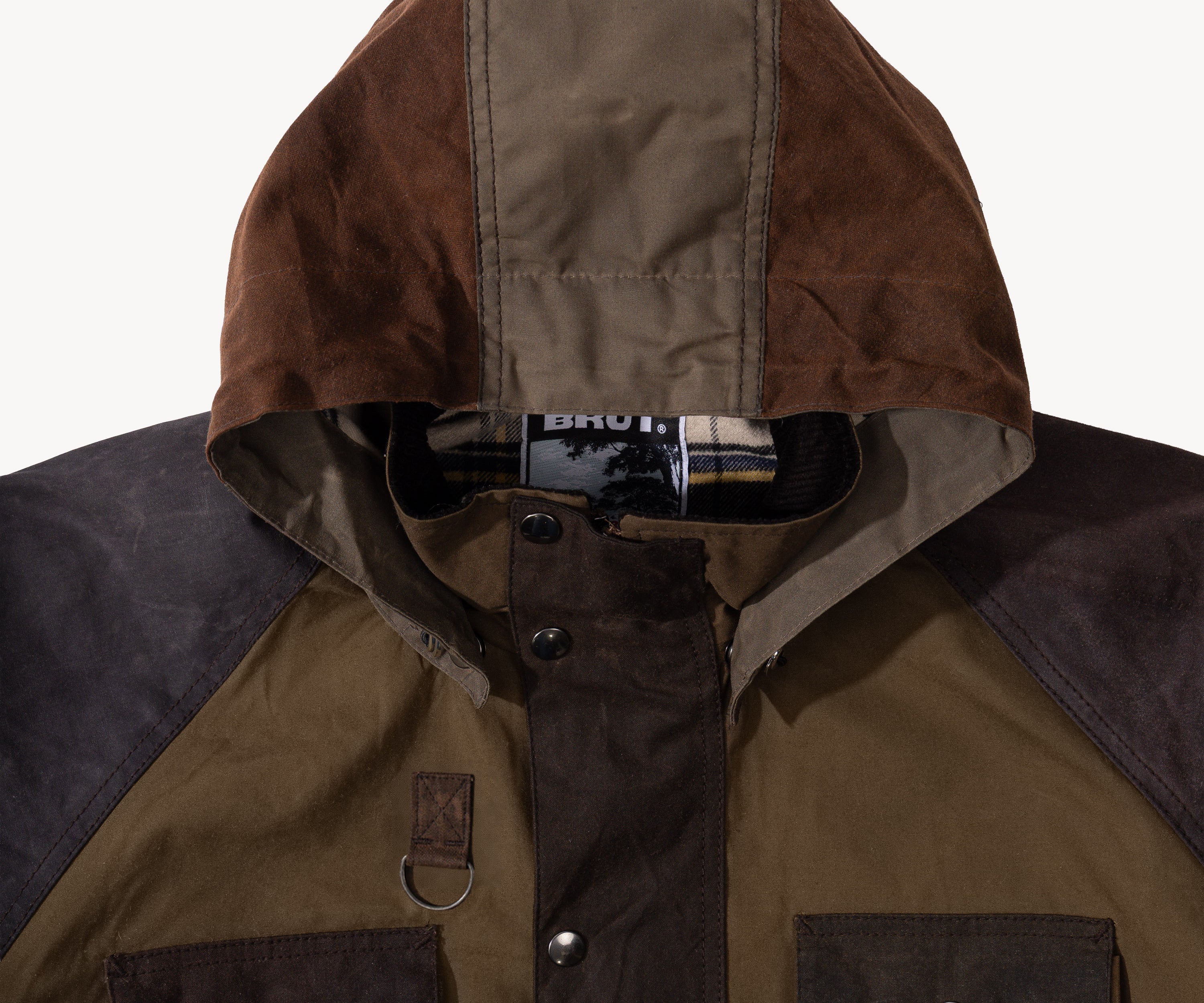 REWORK® TRIAL WAX JACKET - N° 033 Coats & Jackets LARGE / BROWN - BRUT Clothing US