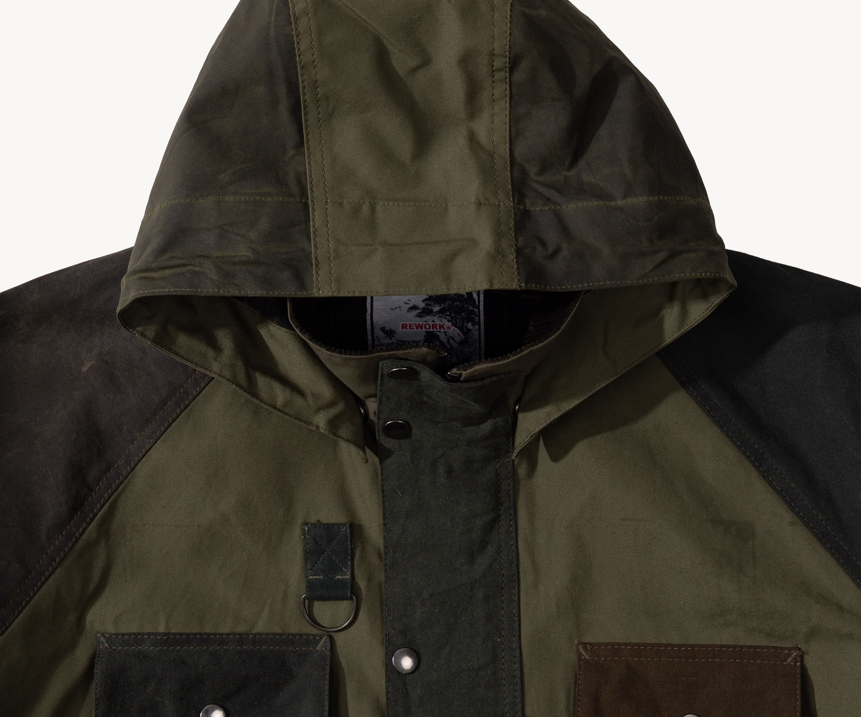 REWORK® TRIAL WAX JACKET - N° 042 Coats & Jackets X-LARGE / GREEN - BRUT Clothing US