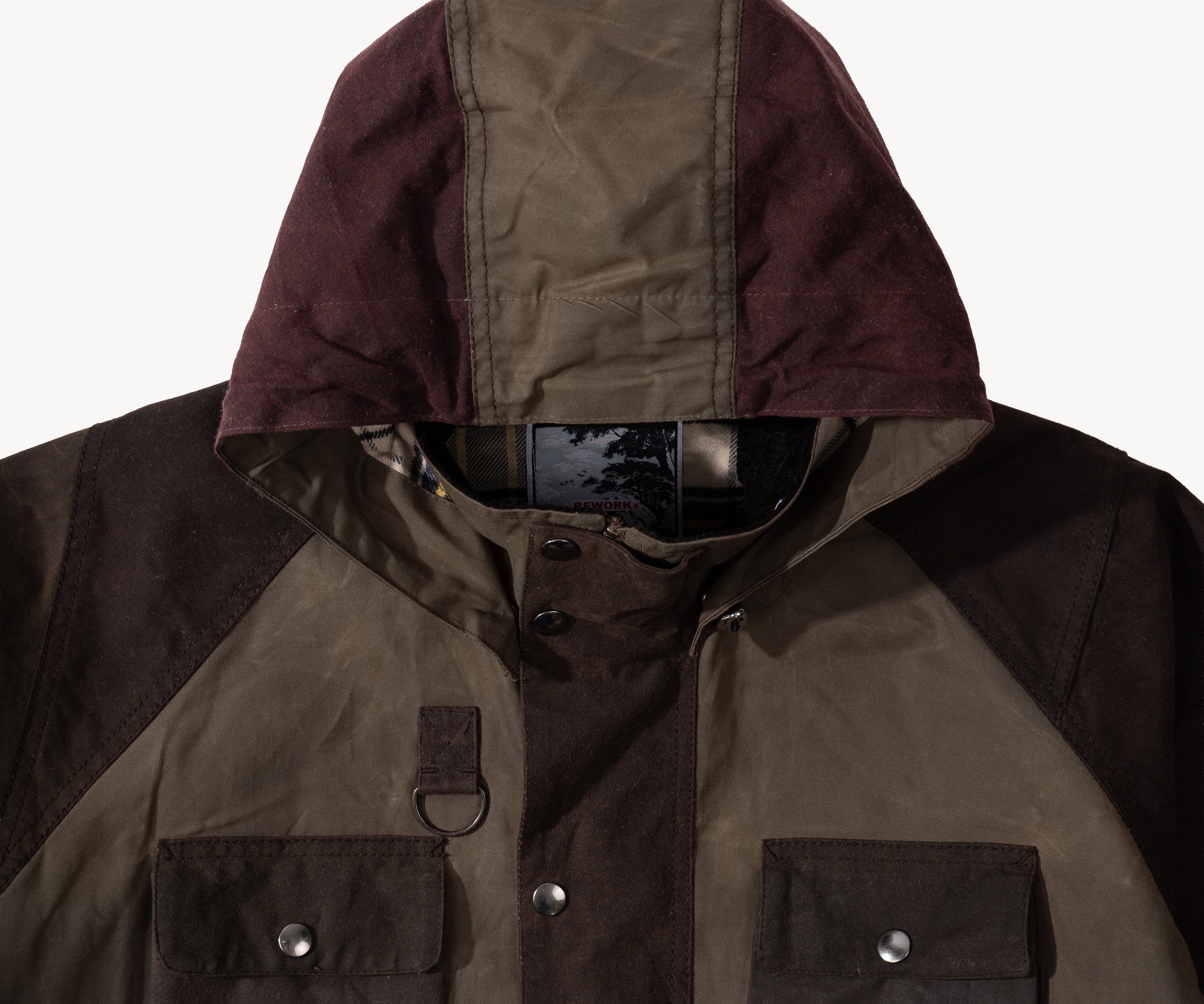 REWORK® TRIAL WAX JACKET - N° 021 Coats & Jackets MEDIUM / BROWN - BRUT Clothing US