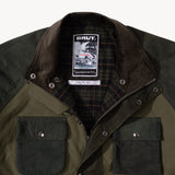 REWORK® TRIAL WAX JACKET - N° 026 Coats & Jackets LARGE / GREEN - BRUT Clothing US
