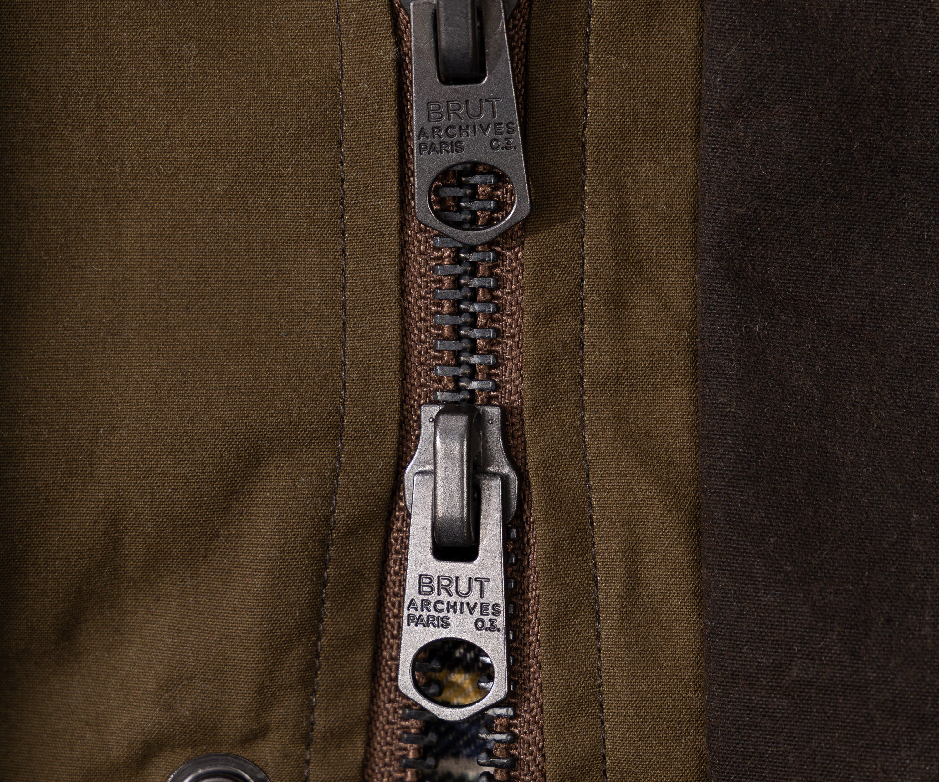 REWORK® TRIAL WAX JACKET - N° 033 Coats & Jackets LARGE / BROWN - BRUT Clothing US