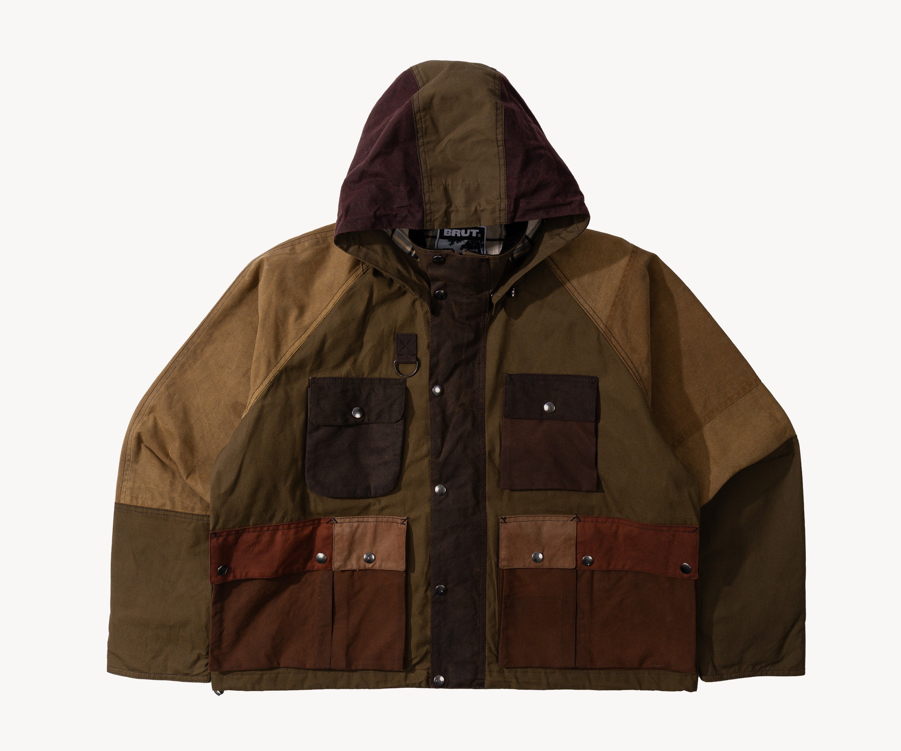 REWORK® TRIAL WAX JACKET - N° 018 Coats & Jackets MEDIUM / BROWN - BRUT Clothing US