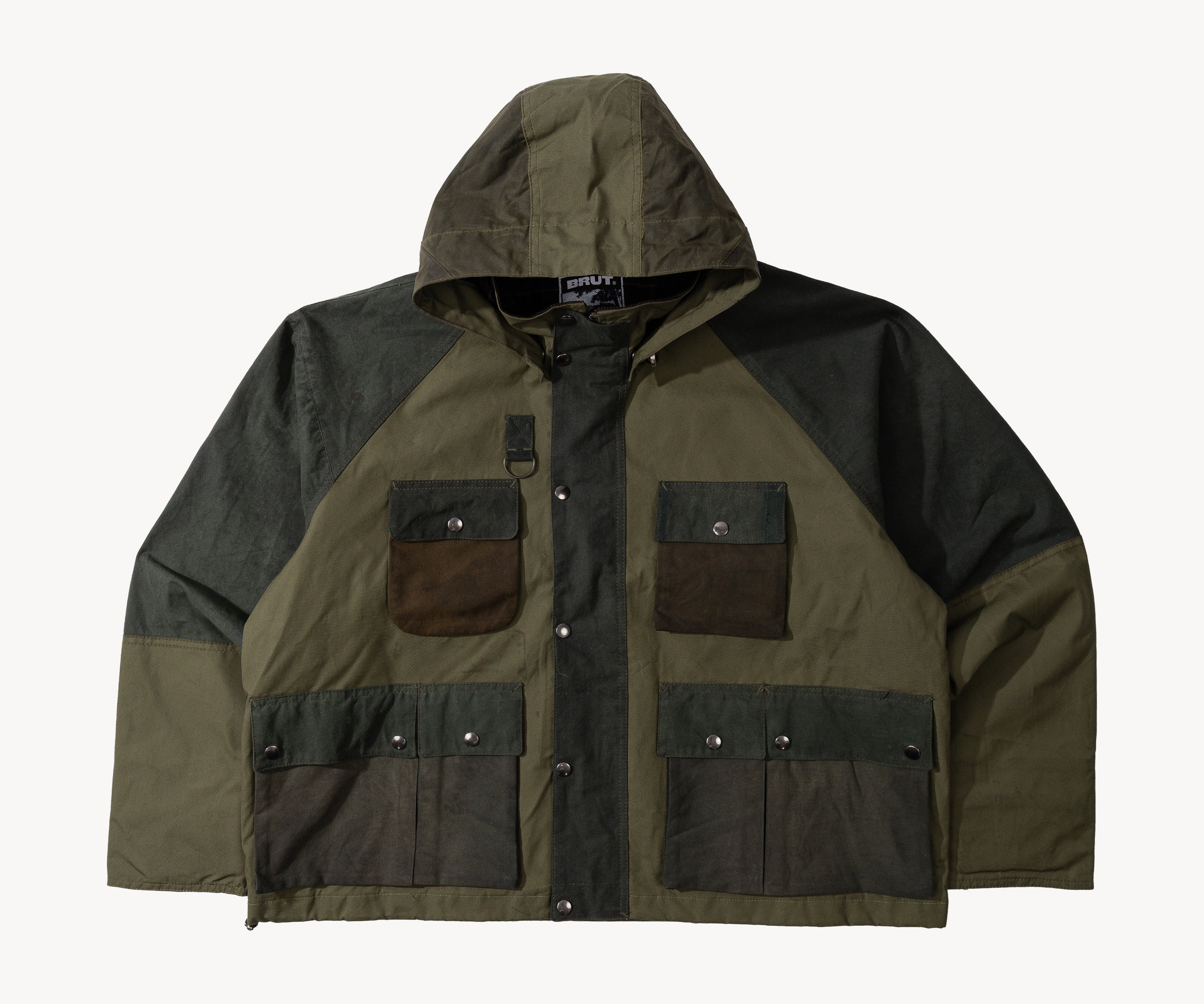 REWORK® TRIAL WAX JACKET - N° 043 Coats & Jackets X-LARGE / GREEN - BRUT Clothing US